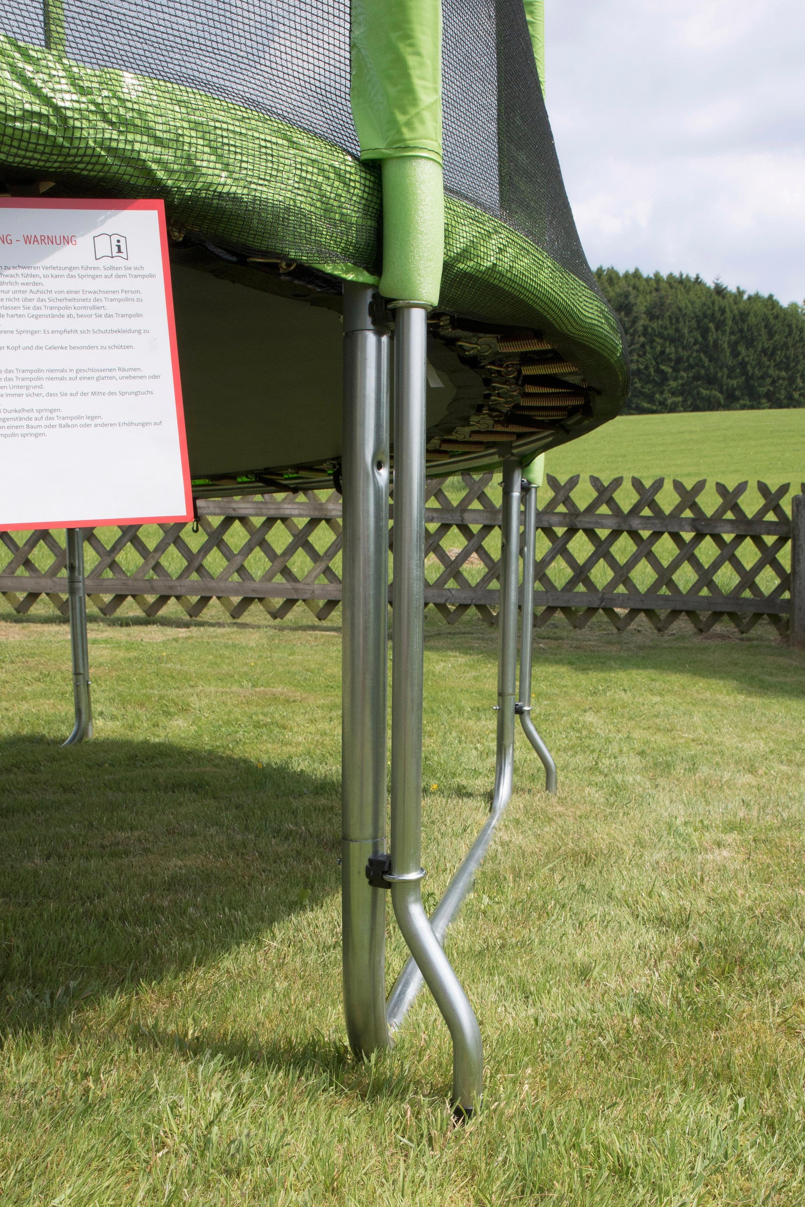 SS-GT, Ø Netzpfosten Anti-Roll-Over-Schutz, cm, farbig 244 STAMM Gartentrampolin SPORTS verkleidete (2),