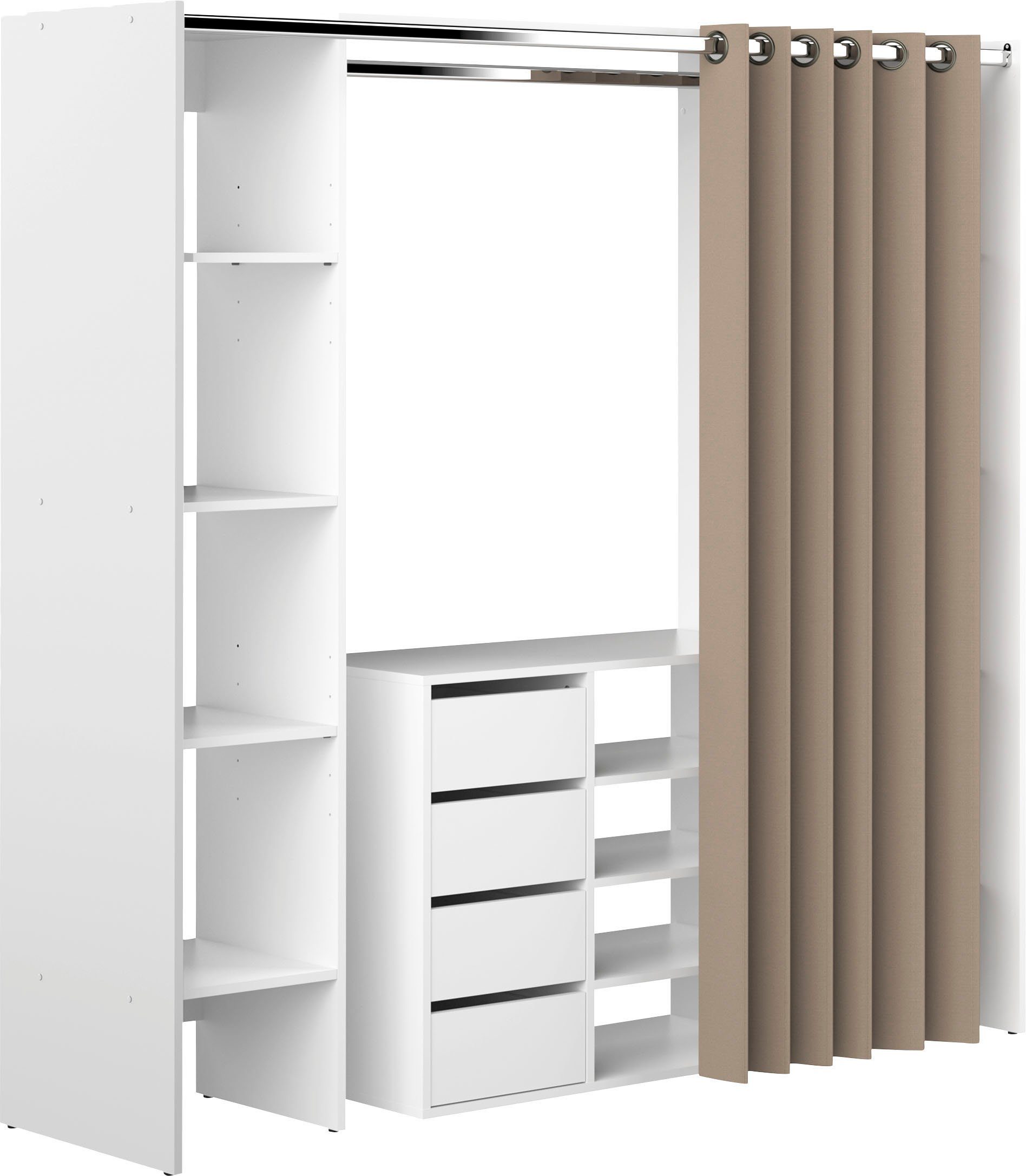TemaHome Kleiderschrank TOM ausziehbar auf 185,3 günstig online kaufen
