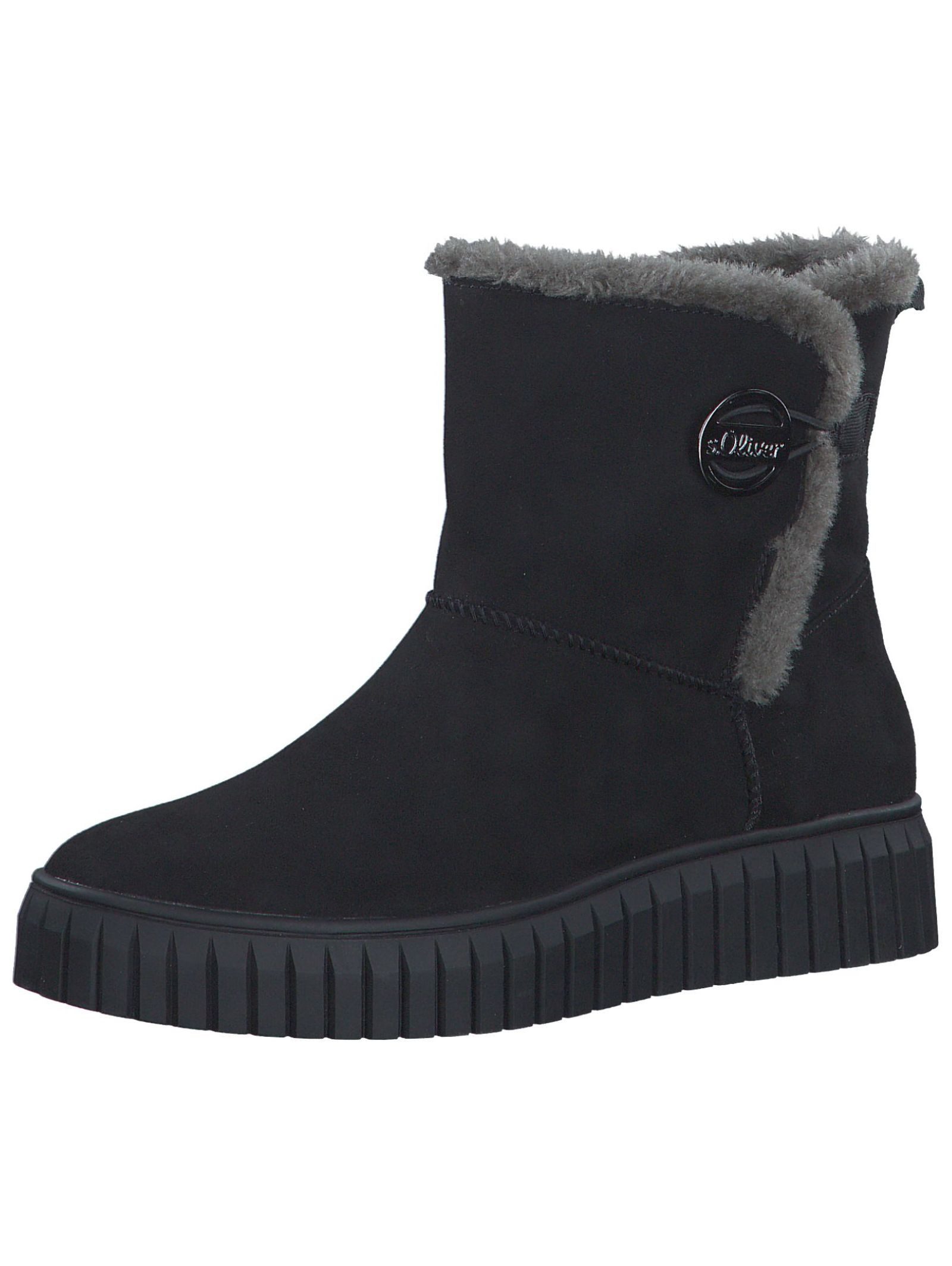 s.Oliver s.Oliver Stiefelette Lederimitat/Textil Stiefelette