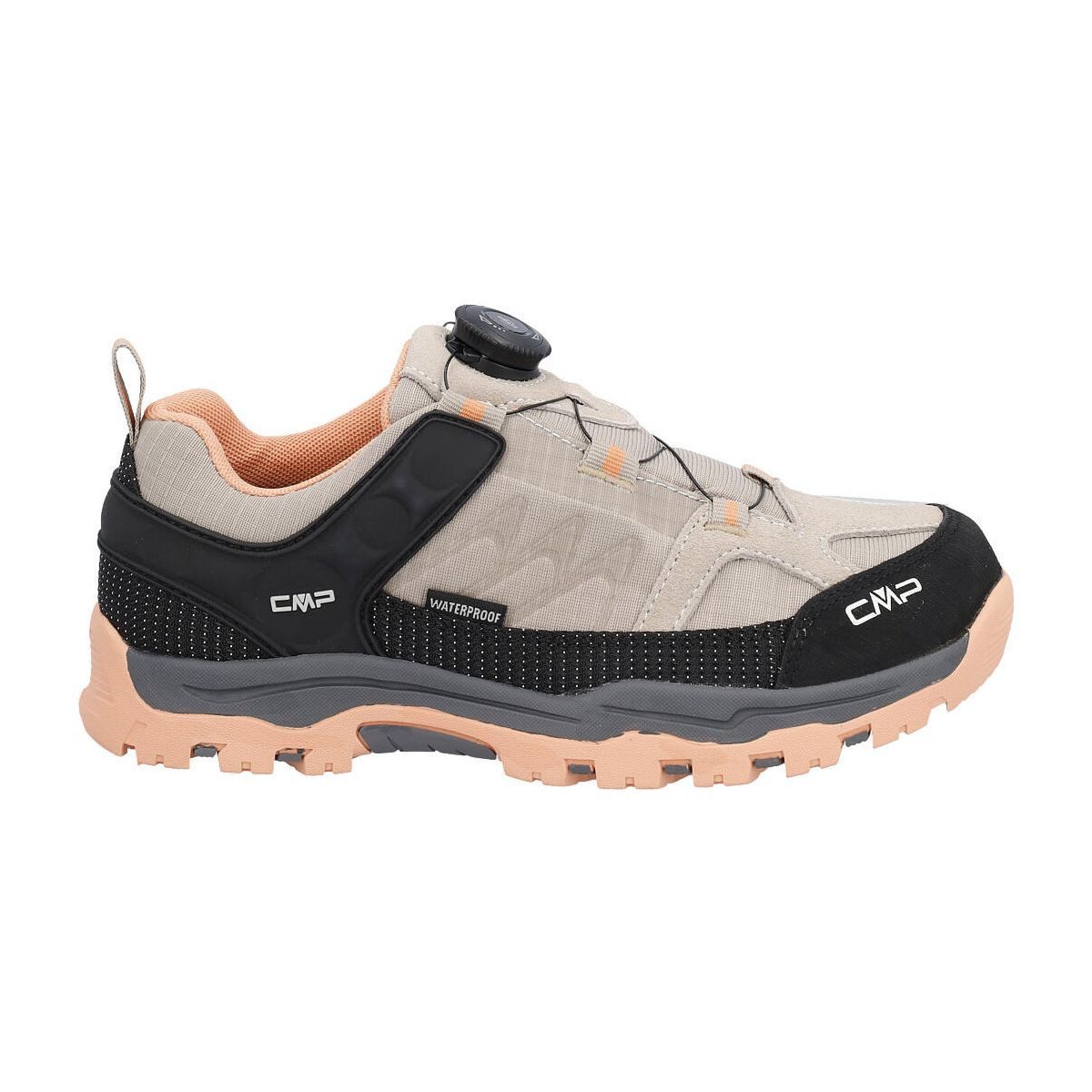 CMP Kids Kiruna Low Fitgo WP Trekking Shoes Hikingschuh Wasserfeste Kindertrekkingschuhe mit innovativem FitGo-Verschluss und