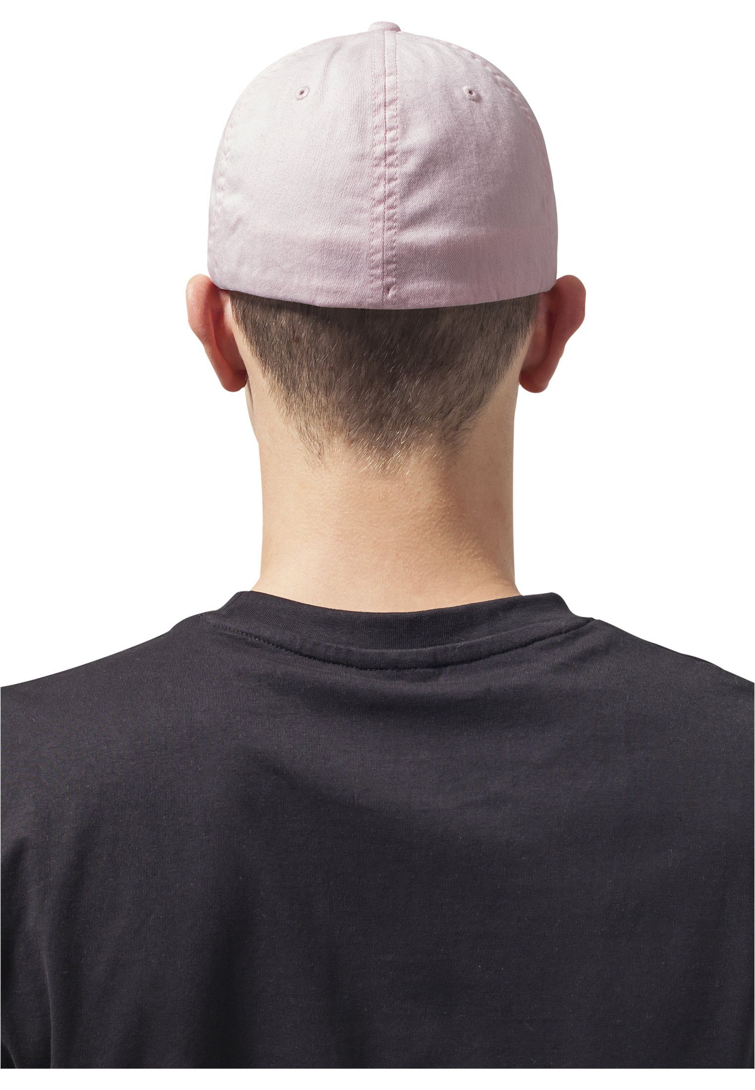 Washed Flex Cotton Flexfit Garment Cap Flexfit Accessoires Hat pink Dad