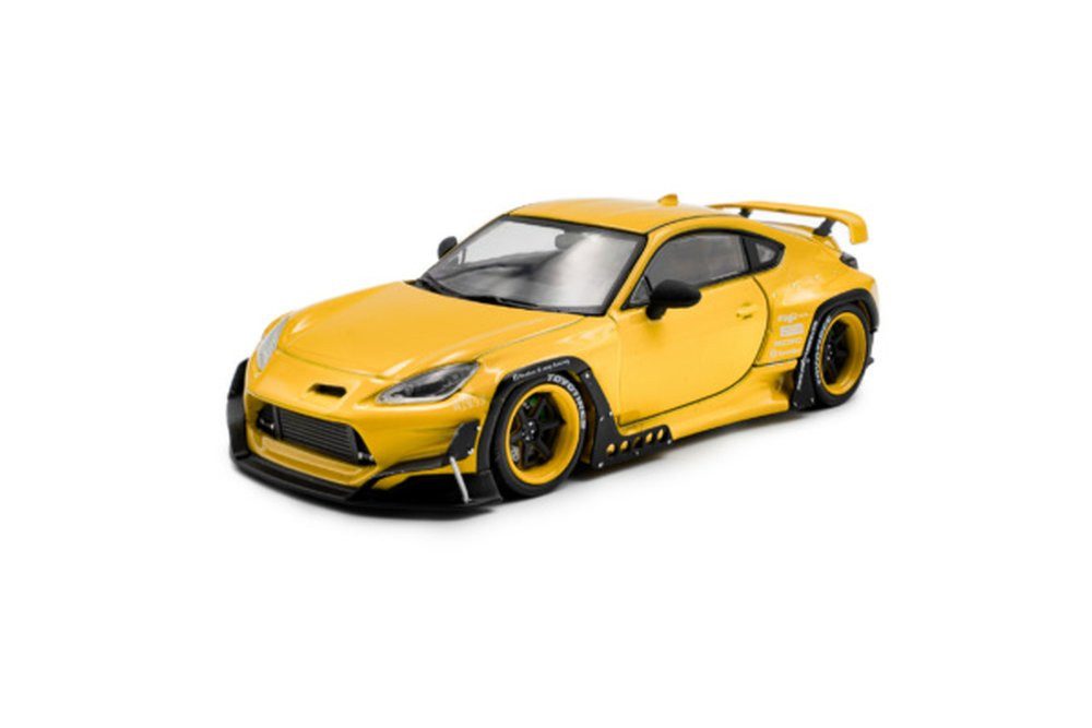 Solido Modellauto Toyota GR86 Rocket Bunny 2022 gelb, Maßstab 1:43