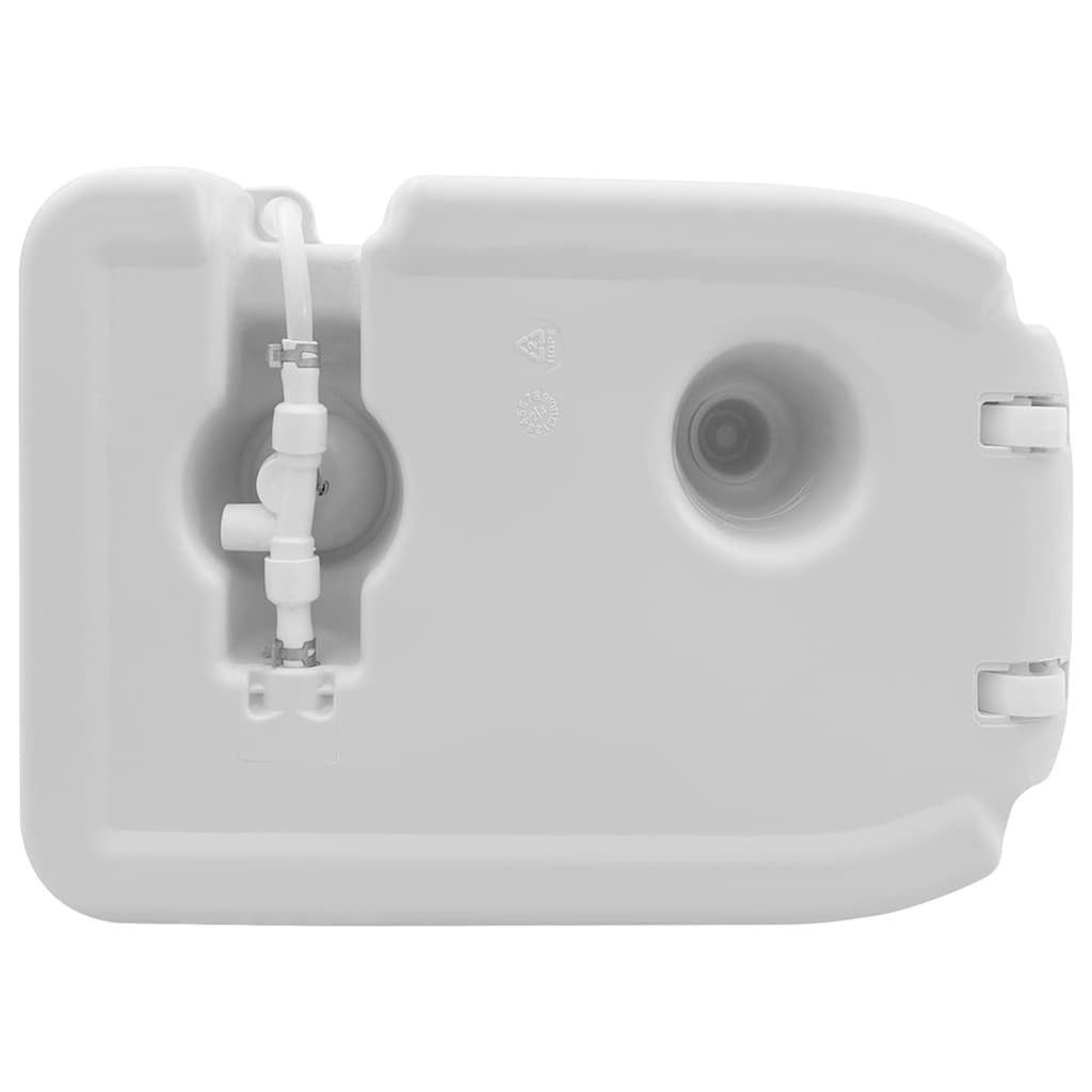 vidaXL Wassertank Camping-Handwaschstation Grau 50,5 x 33 x 103 cm Plastik (1 St)