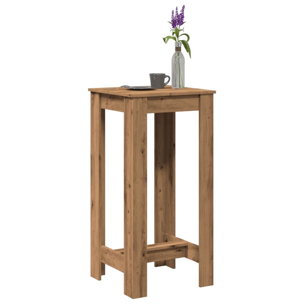 vidaXL Esstisch NA Esstisch Bartisch Artisan-Eiche 51x50x103 cm Holzwerkstoff für jede