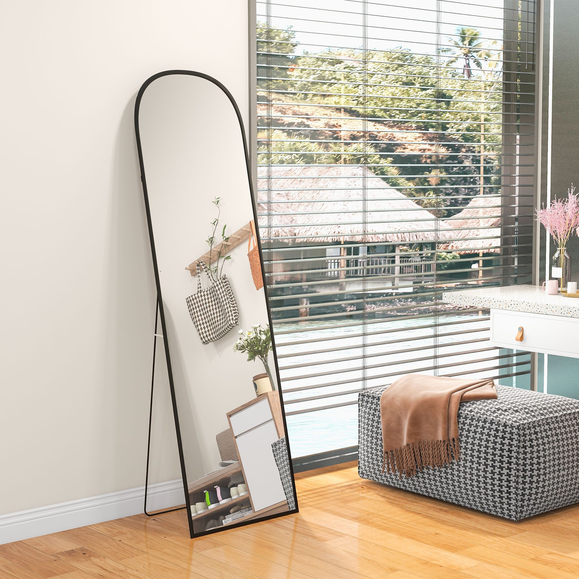HOMCOM Standspiegel 161,5 x 50 cm günstig online kaufen
