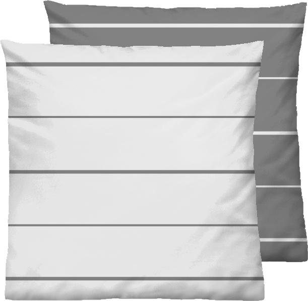 Kissenbezug Mix & Match, Biberna (1 Stück), individuell kombinierbar,  Kissenbezug und Bettbezug individuell kombinierbar