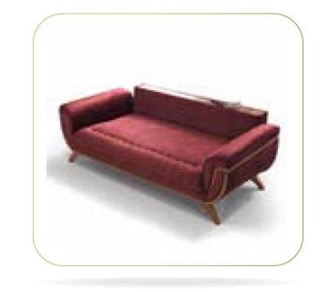 Sofa Sofa, JVmoebel in Luxus Dreisitzer Made Rotes Europe Möbel Moderne Couch