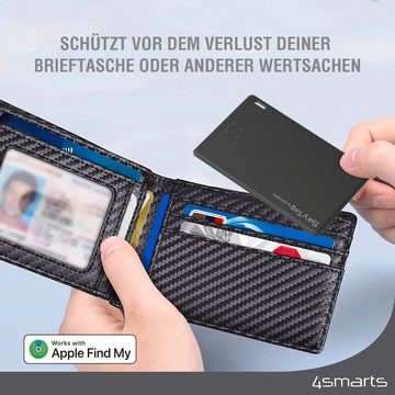 4smarts Standort-Finder SkyTag Wallet 2er Set GPS-Tracker (GPS-Finder im Checkkartenformat, Mfi-zertifiziert)