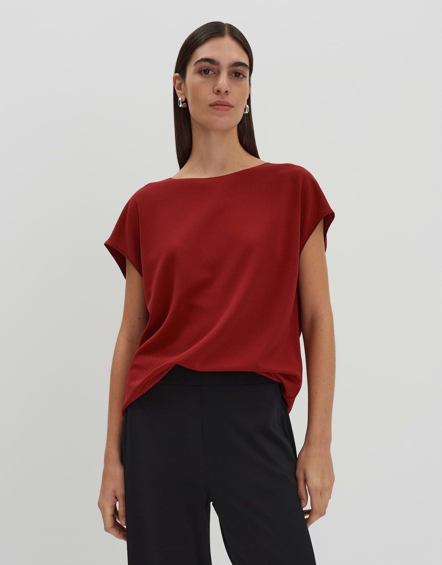 someday Sweatshirt UVALERIE Regular mit dezenter Kantenverarbeitung