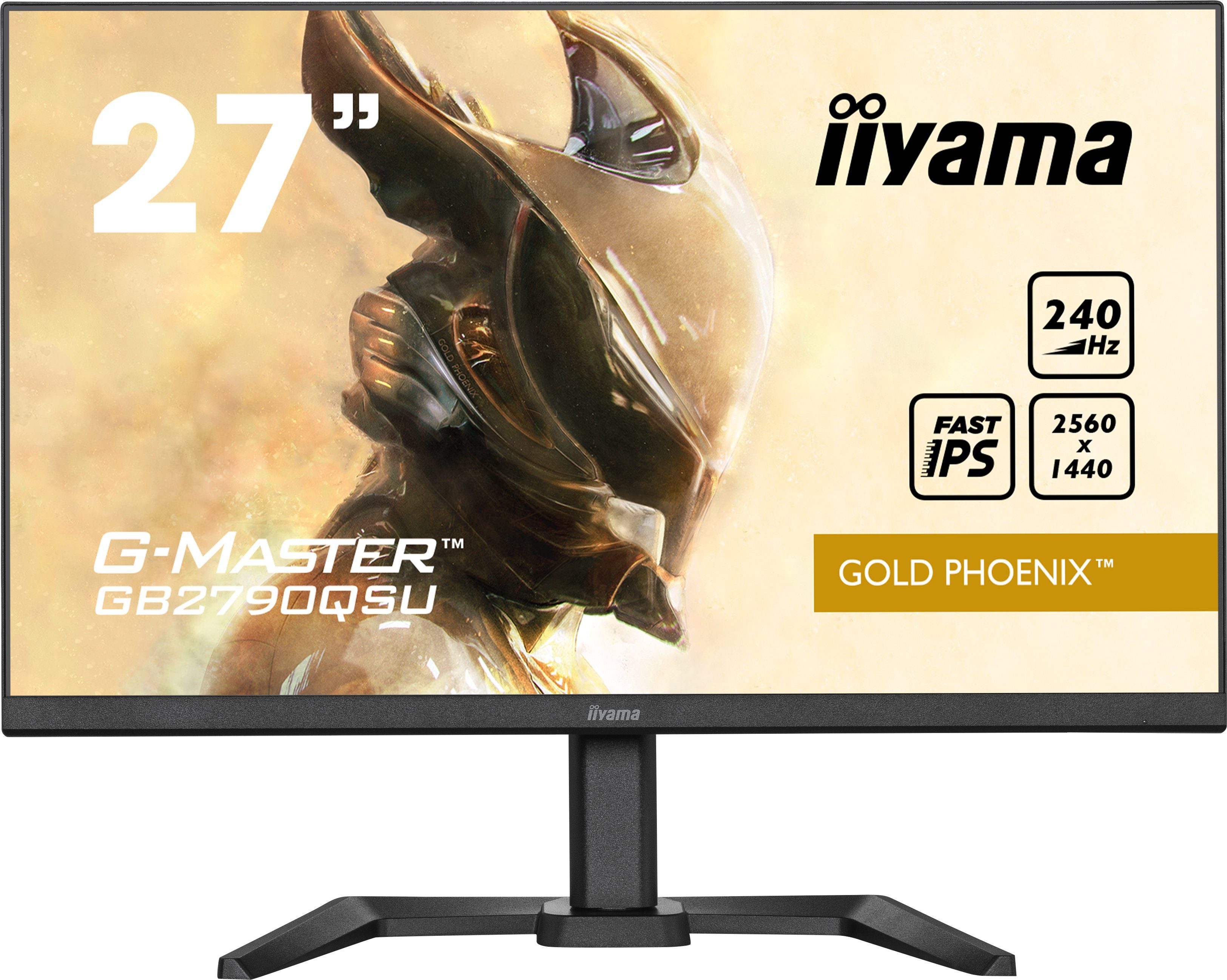 Iiyama GB2790QSU Gaming-Monitor (68,5 cm/27 ", 2560 x 1440 px, WQHD, 1 ms Reaktionszeit, 240 Hz, IPS-LED)