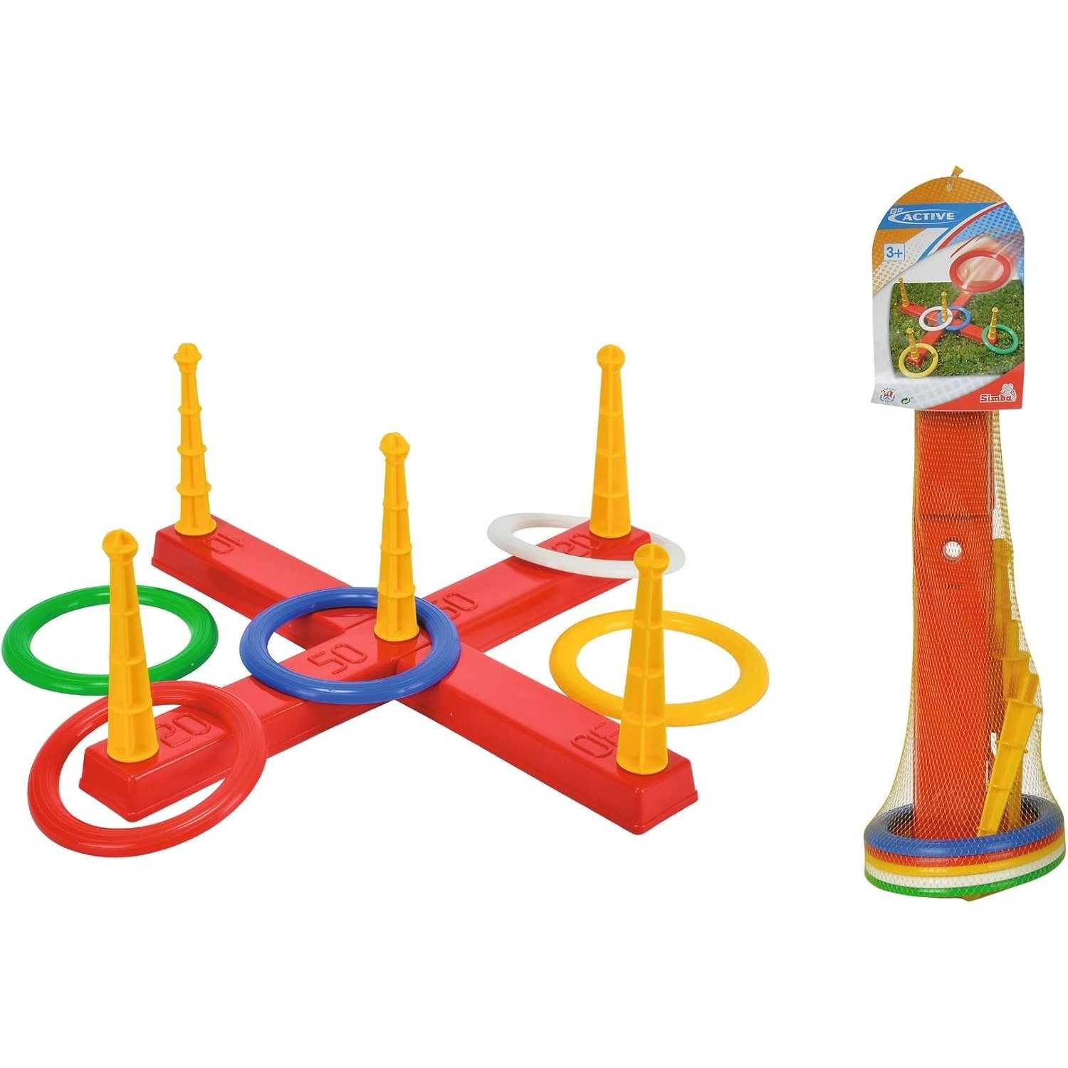 SIMBA Outdoor-Spielzeug Simba - Ringwurfspiel Kreuz Outdoor Ringewerfen Zie günstig online kaufen