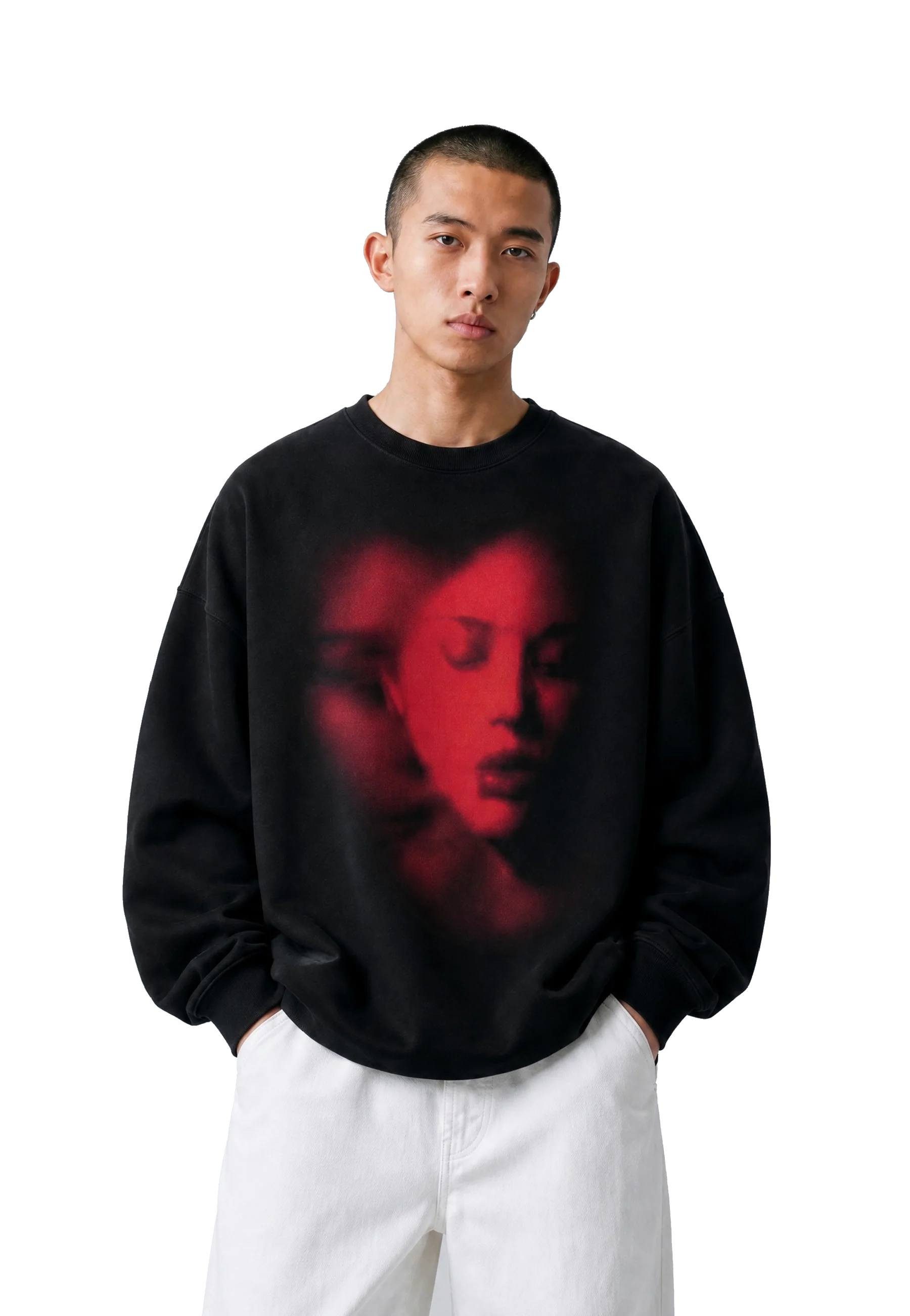 Vertere Berlin Sweater Sweatpulli Vertere Berlin Verve Sweater (1-tlg) Großer Front Print