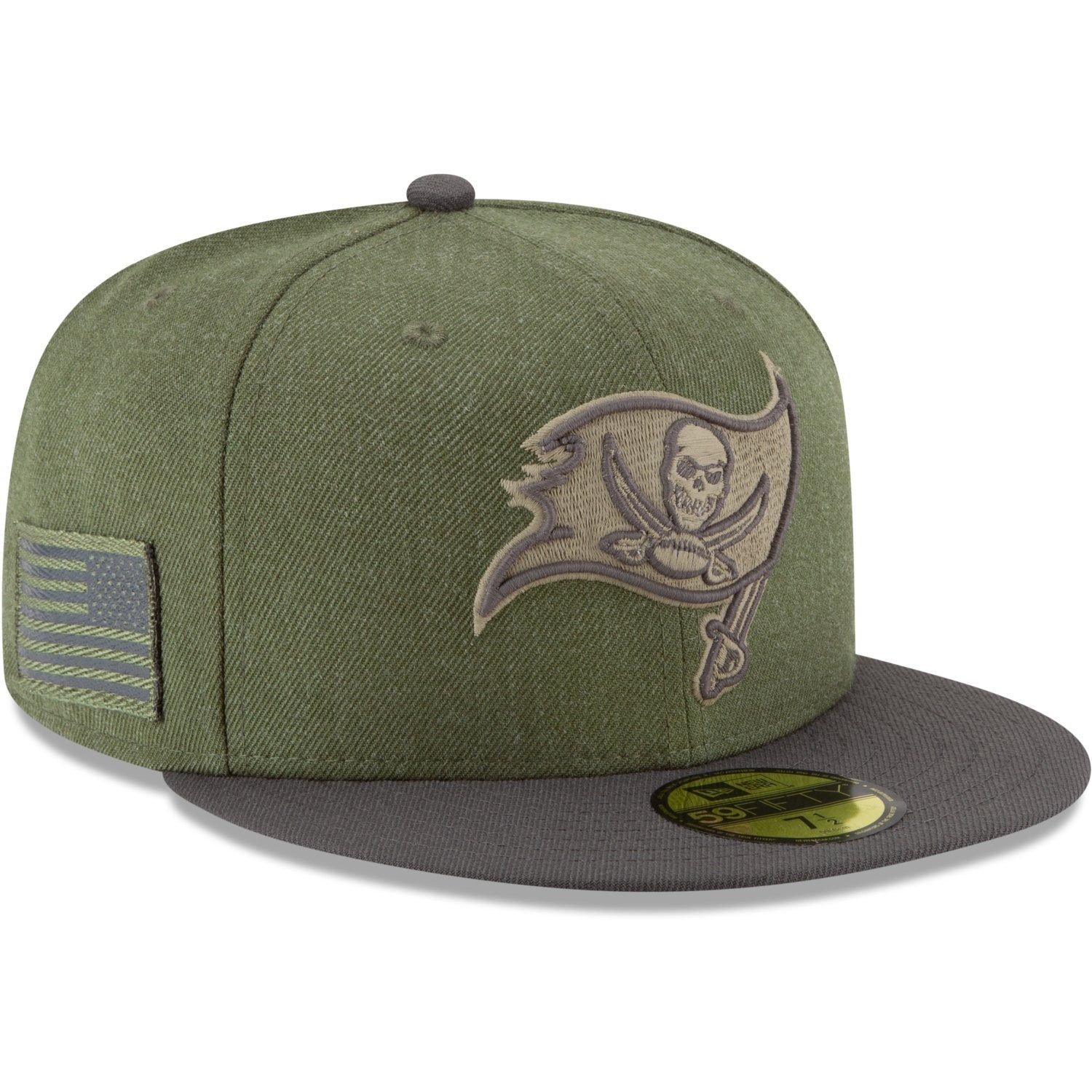 New Era Fitted Cap 59Fifty NFL Salute to Service Tampa Bay Buccaneers
