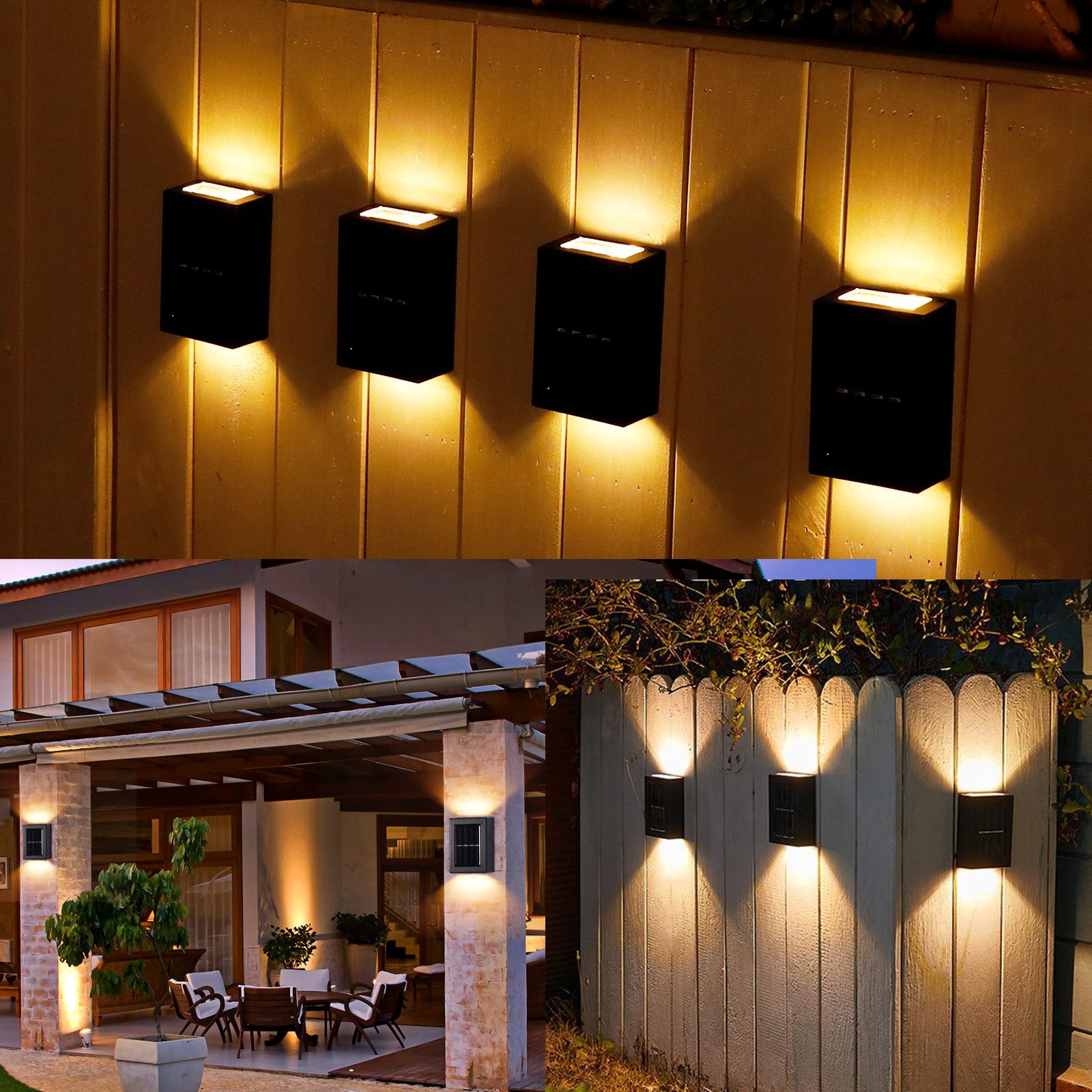BlingBin LED Solarleuchte 4 Stück Solar günstig online kaufen