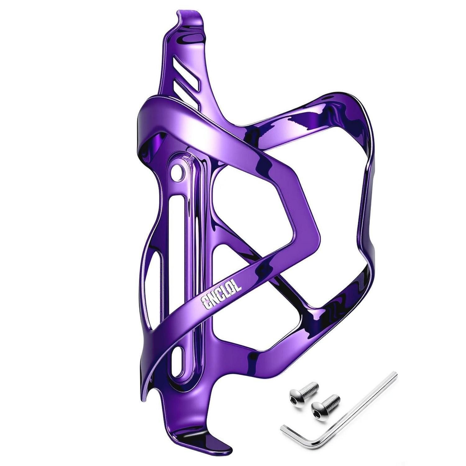 LuxusKollektion Fahrrad-Flaschenhalter Fahrrad Flaschenhalter Aluminium Rennrad MTB Ebike Gravel Lila-1 pcs, (1-St)