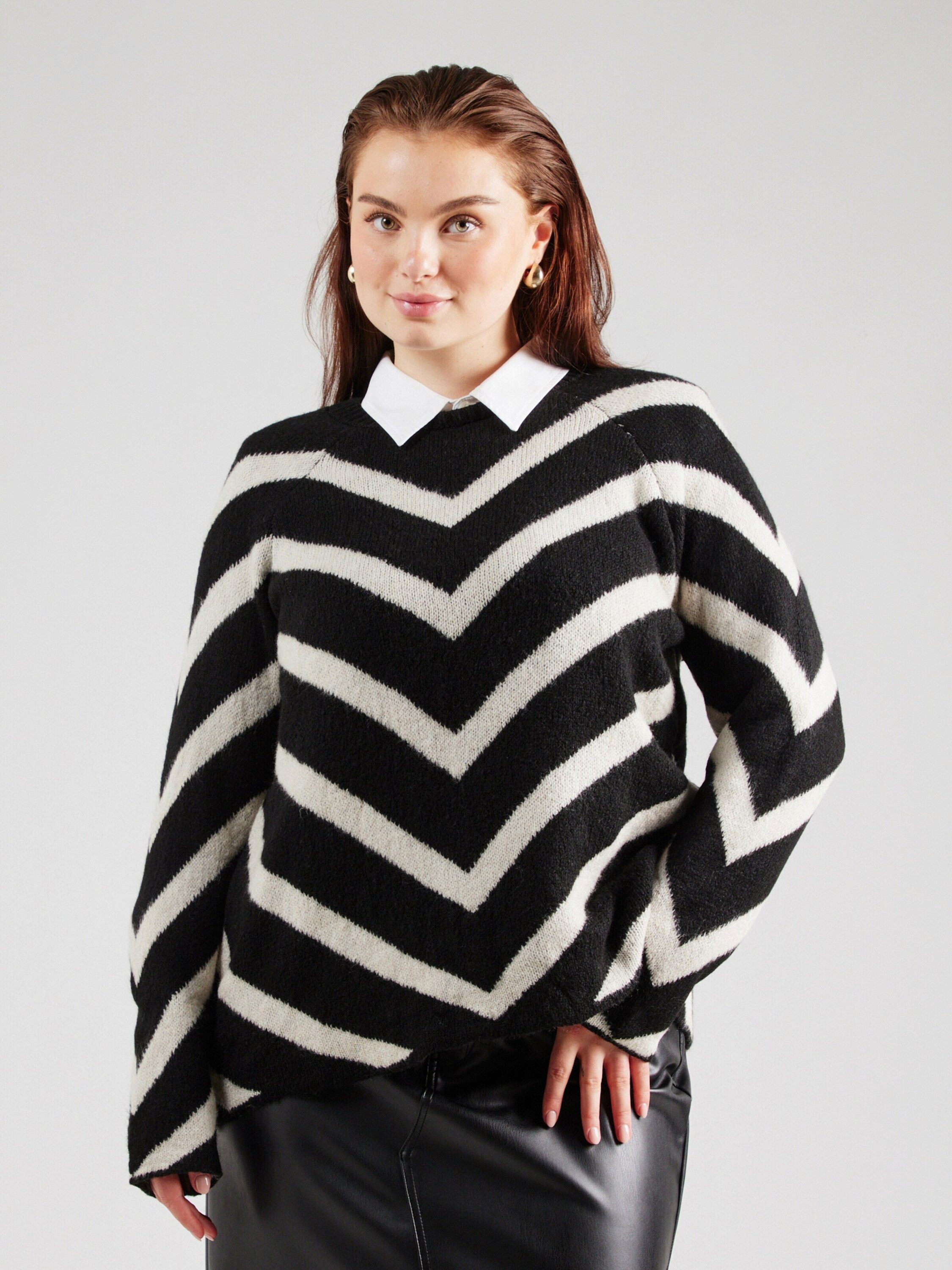 ONLY CARMAKOMA Rundhalspullover CAREliza (1-tlg) Plain/ohne Details günstig online kaufen