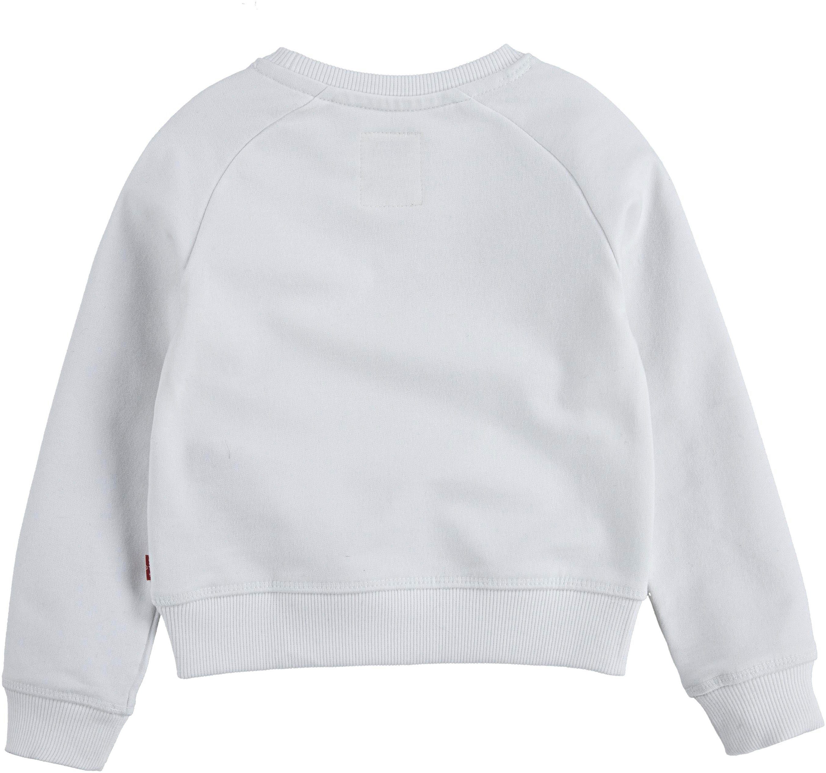 Levi's® Kids Sweatshirt CREWNECK GIRLS BATWING SWEATSHIRT weiß for