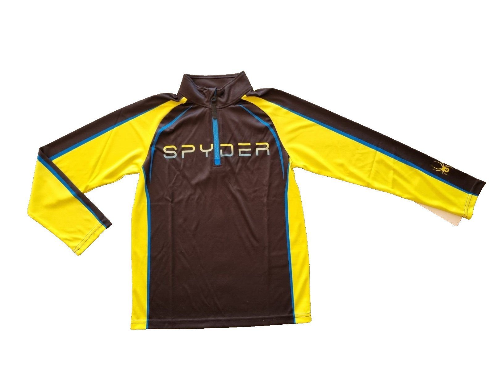 Spyder Fleeceshirt Downhill Skifleece für Kinder gelb