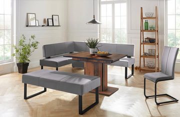 Home affaire Sitzbank Oliver, Breite 140cm, mit Metallgestell