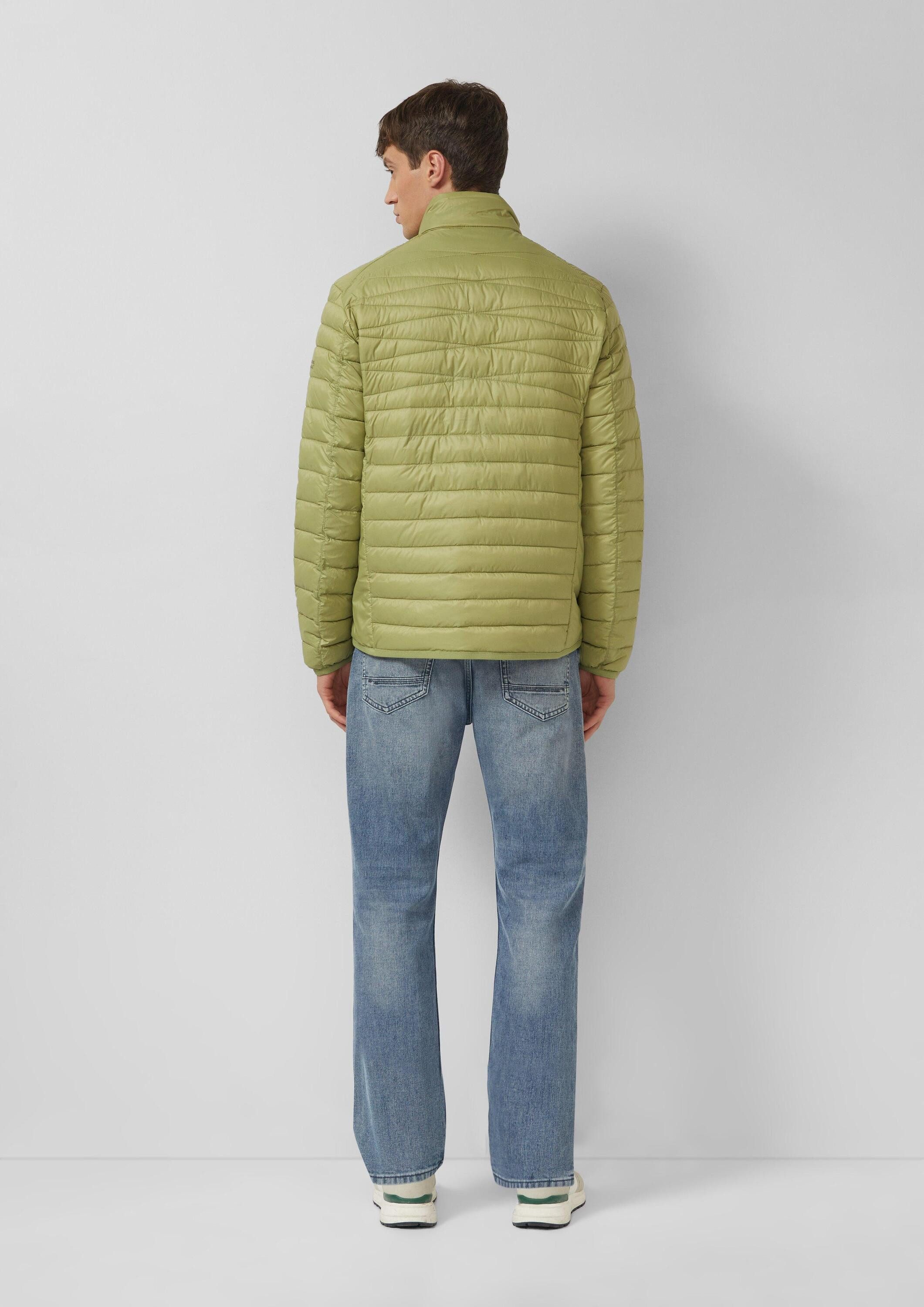 s.Oliver Winterjacke Outdoor-Jacke Sportive Steppjacke mit Stehkragen und Innentasche