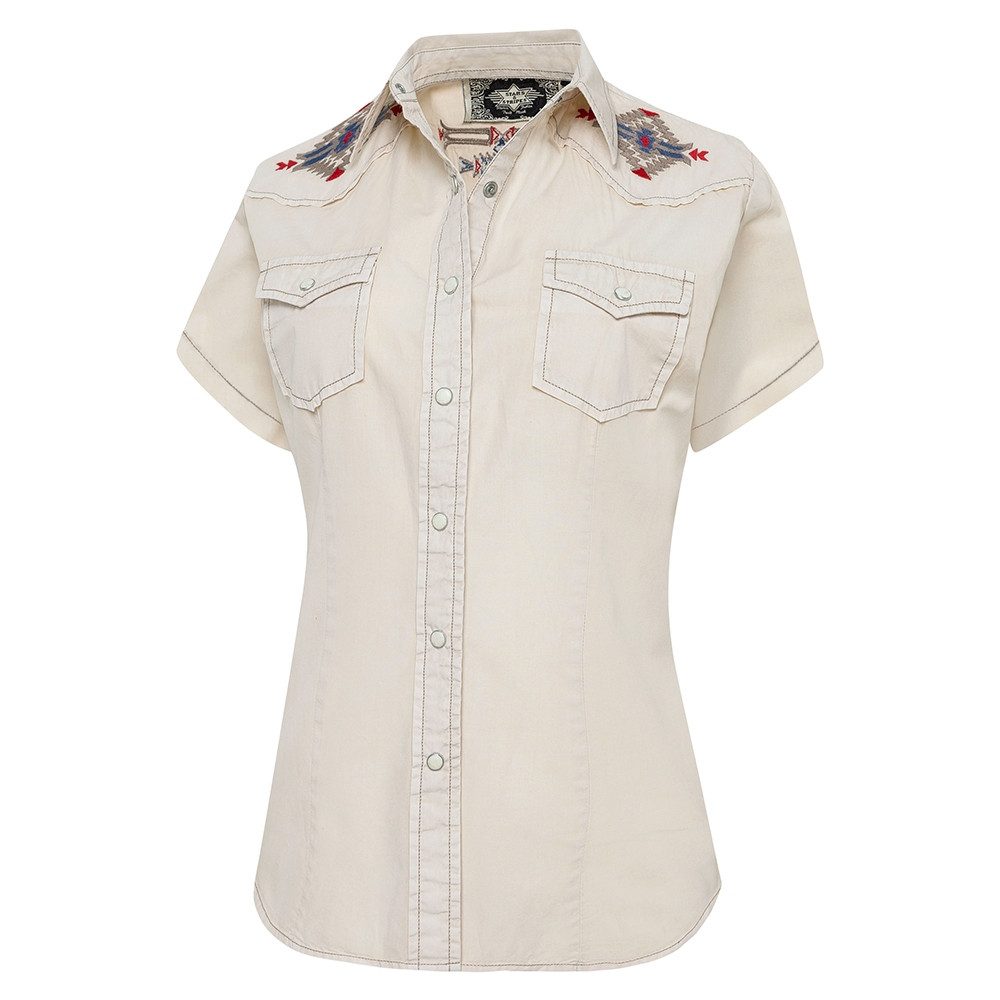 Stars & Stripes Kurzarmbluse Westernbluse Betty günstig online kaufen