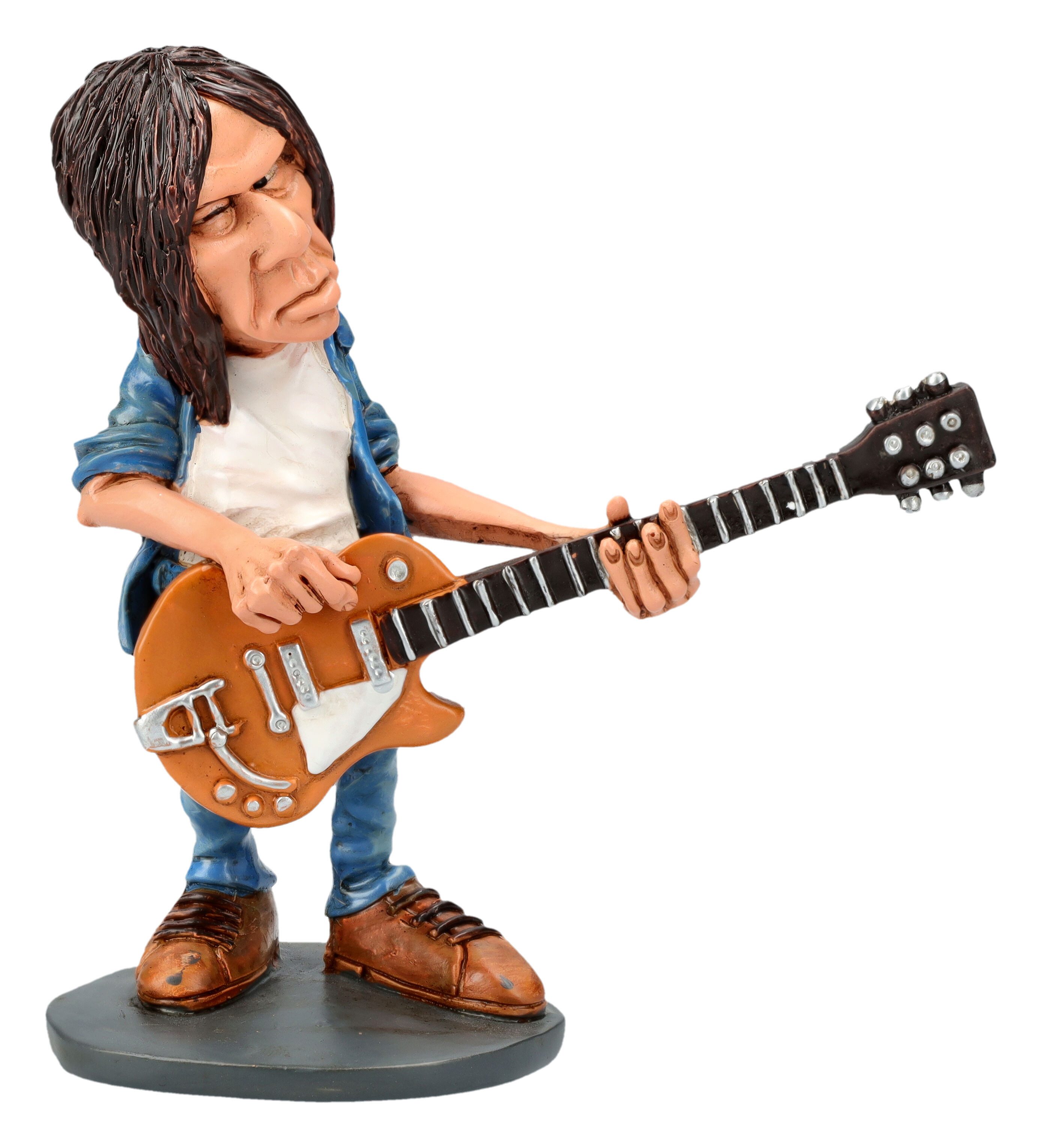Dekofigur Lustige Rockstar Figur - Sänger Neil - Rockmusiker Musiker Dekofigur