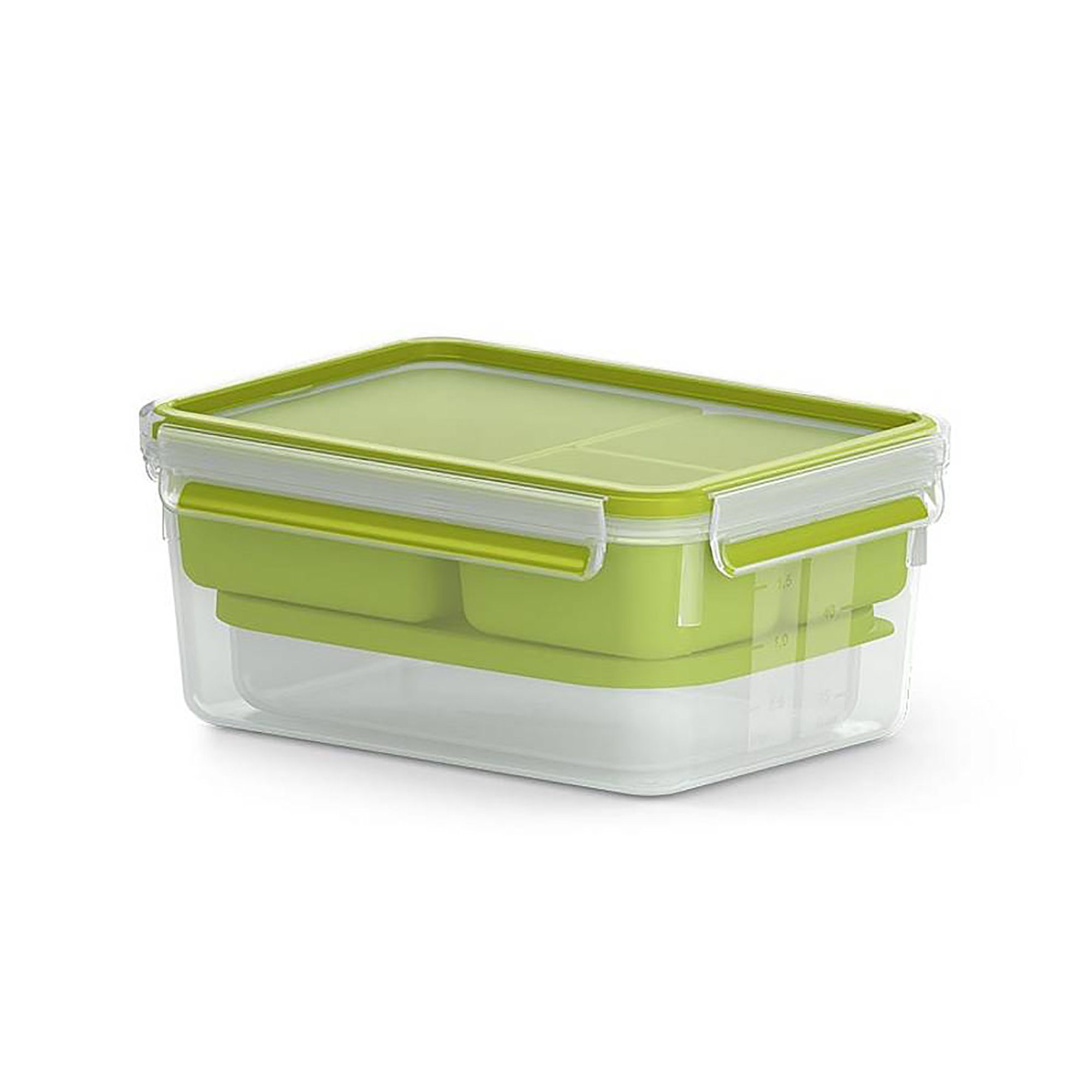 Emsa Lunchbox Lunchbox XL mit Einsätzen Clip Go, Kunststoff, (1-tlg) | Geschirr-Sets