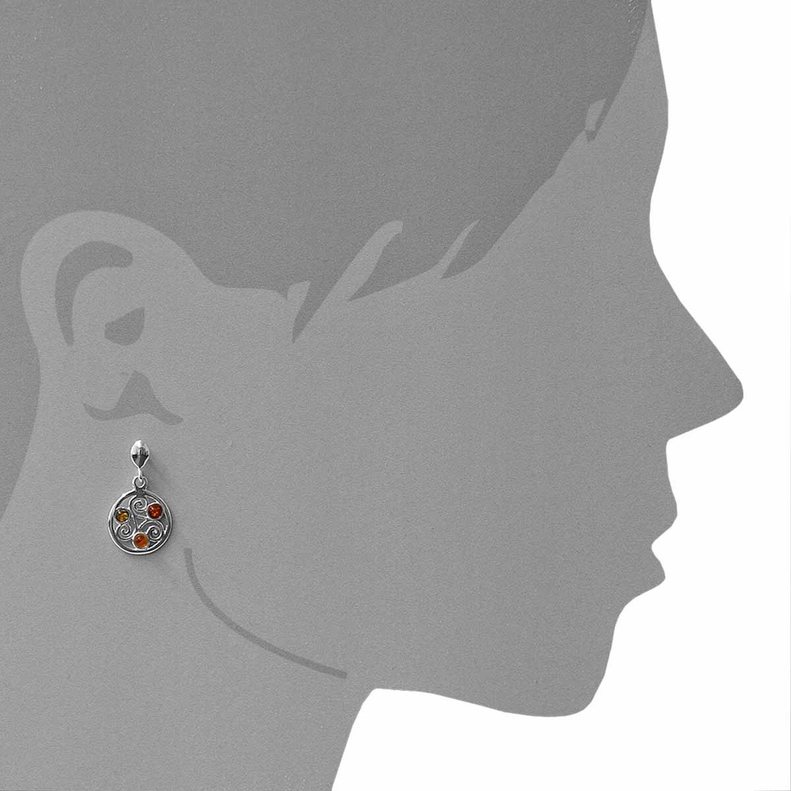 OSTSEE-SCHMUCK Paar Ohrhänger Ostsee-Schmuck Ohrhänger Keltische Fibel (2-t günstig online kaufen