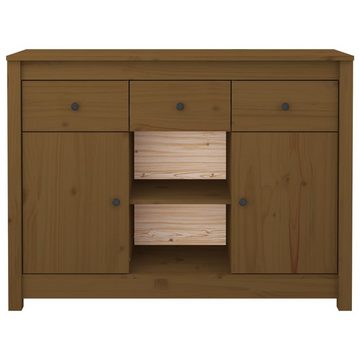 vidaXL Sideboard Sideboard Honigbraun 100x35x74,5 cm Massivholz Kiefer (1 St)