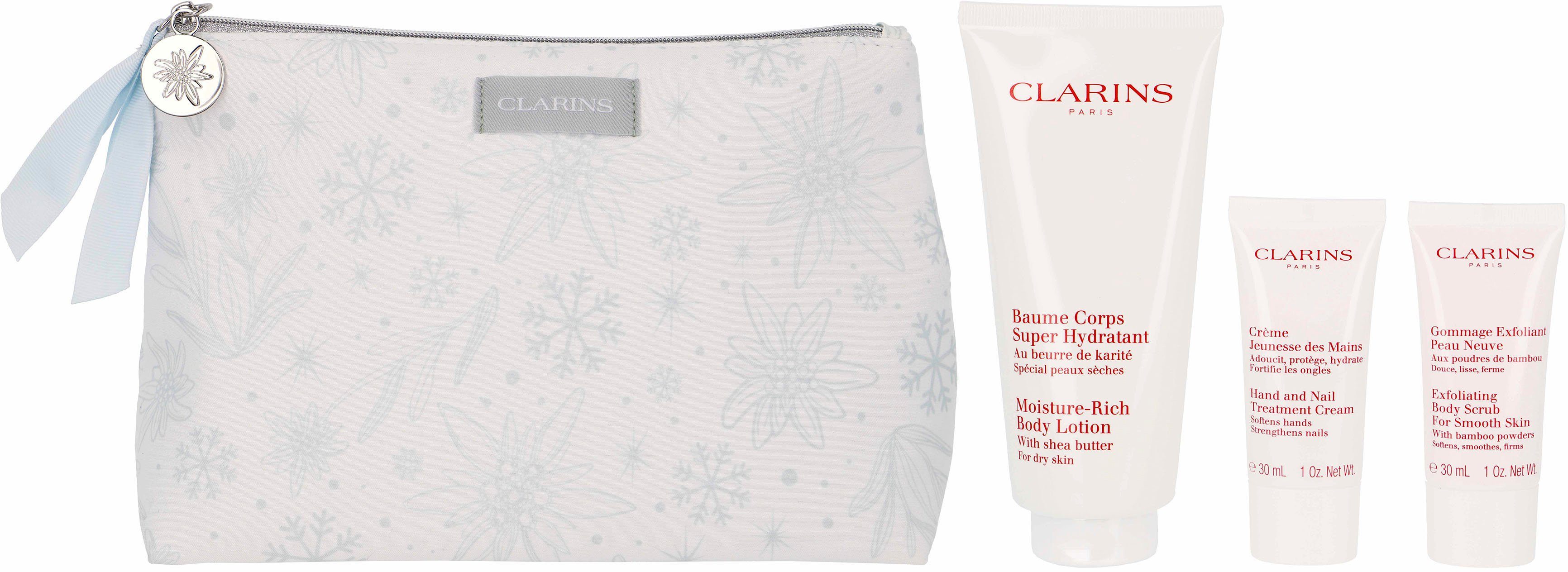 [Überraschender Preis realisiert! ] Clarins Hautpflege-Set Moisture Rich Body 4-tlg. Lotion