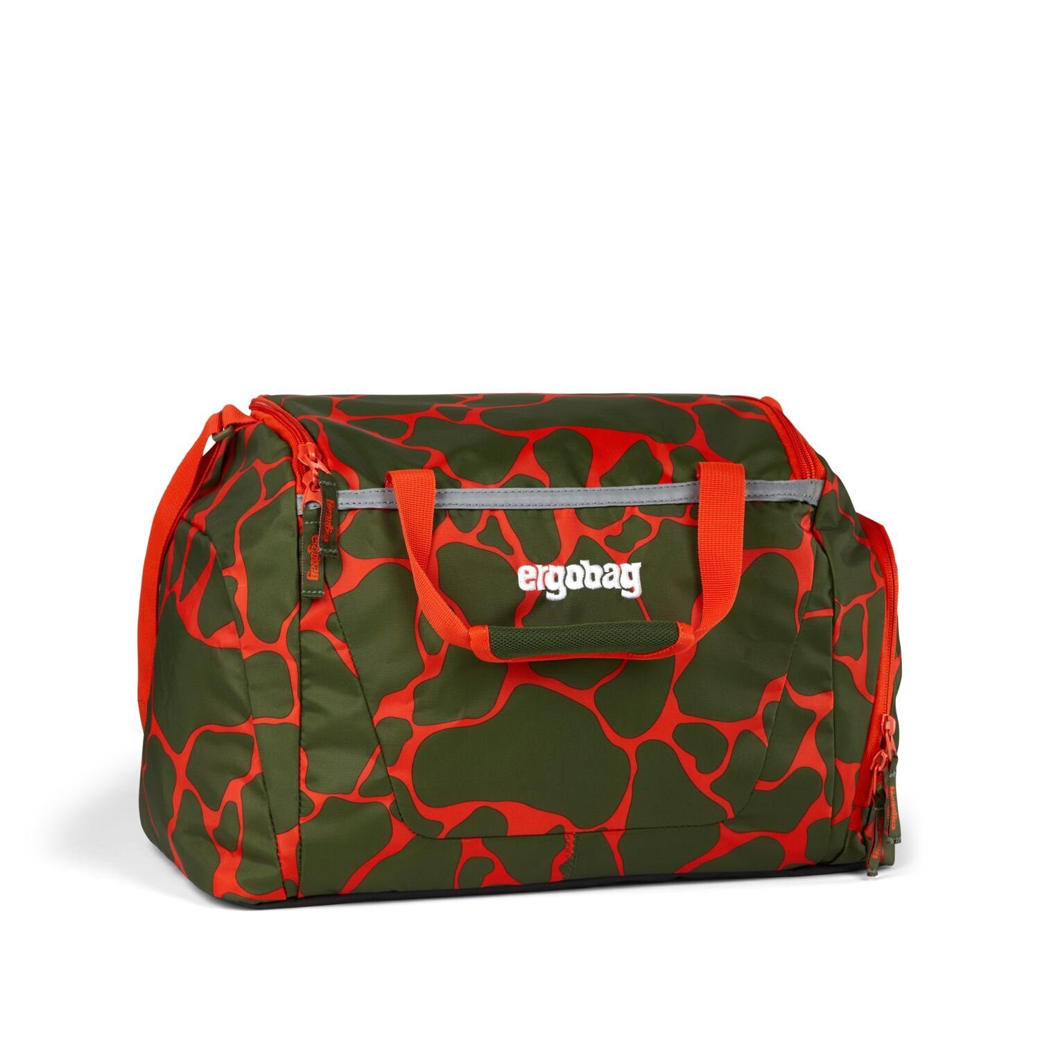 ergobag Schulranzen Sporttasche FeuerspeiBär (1 Stück), mit Nassfach, Schultasche, Sportbeutel
