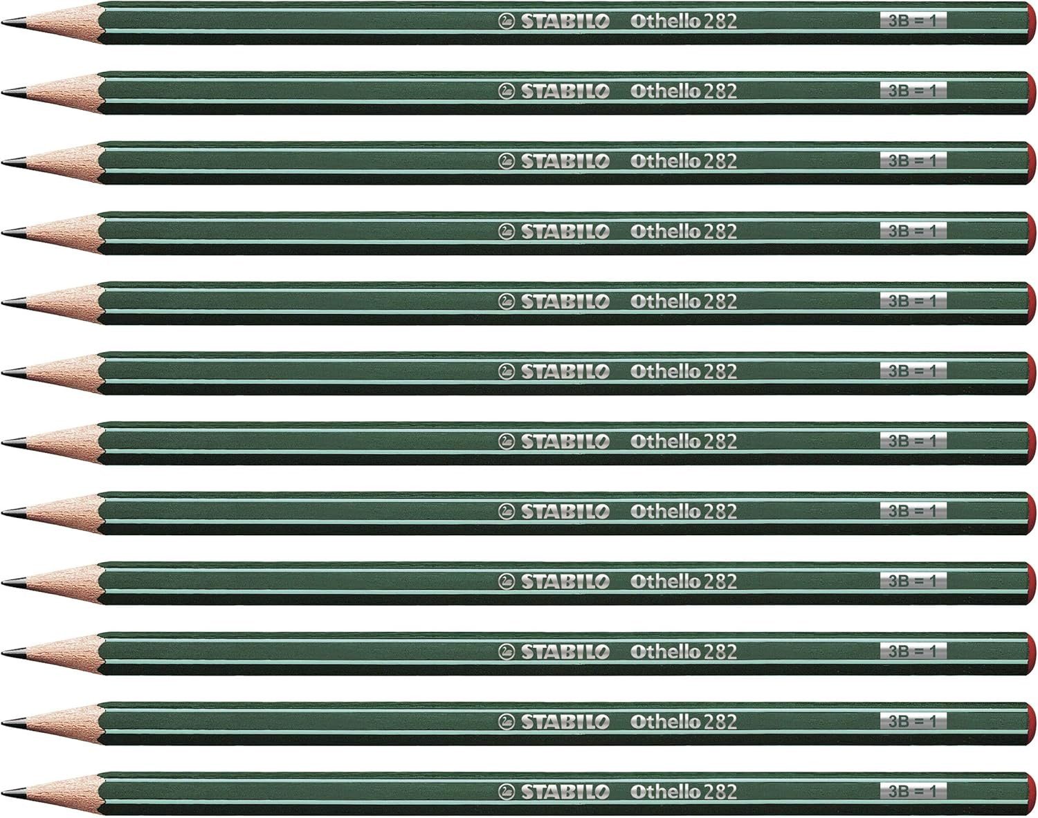 Bleistift STABILO - Bleistift - Othello - 12er Pack - Härtegrad 3B