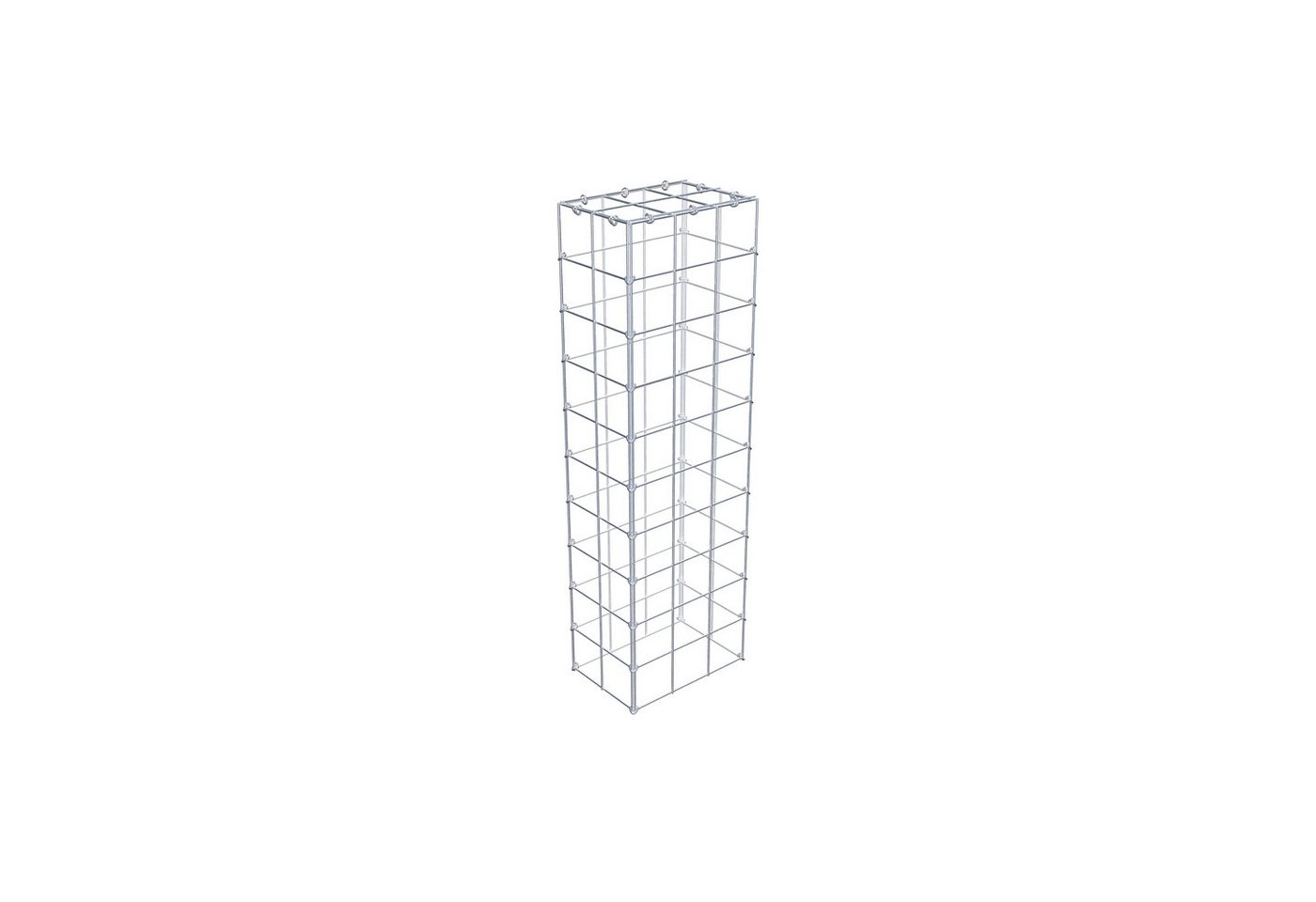 Thumbnail - Gabiona Gabionenzaun Anbaugabione Typ 3 100 cm x 20 cm x 30 cm (L x H x T), Maschenweite, (Anbaugabione Typ 3 100 cm x 2...