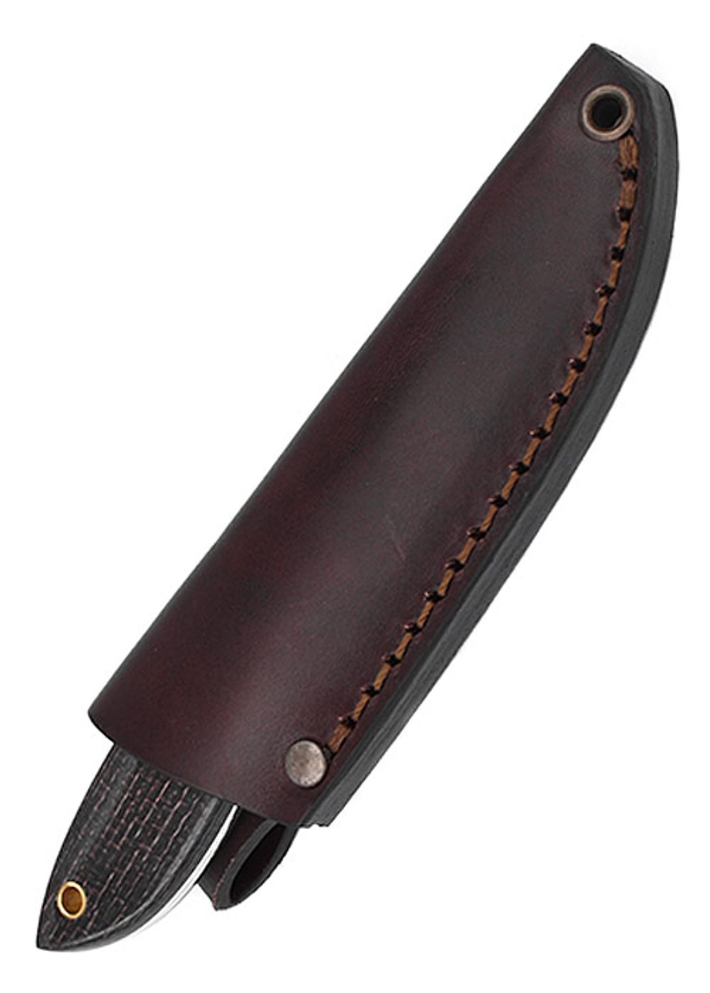 Brisa Knives Taschenmesser Brisa Bobtail 80 - Bison Micarta, Scandi