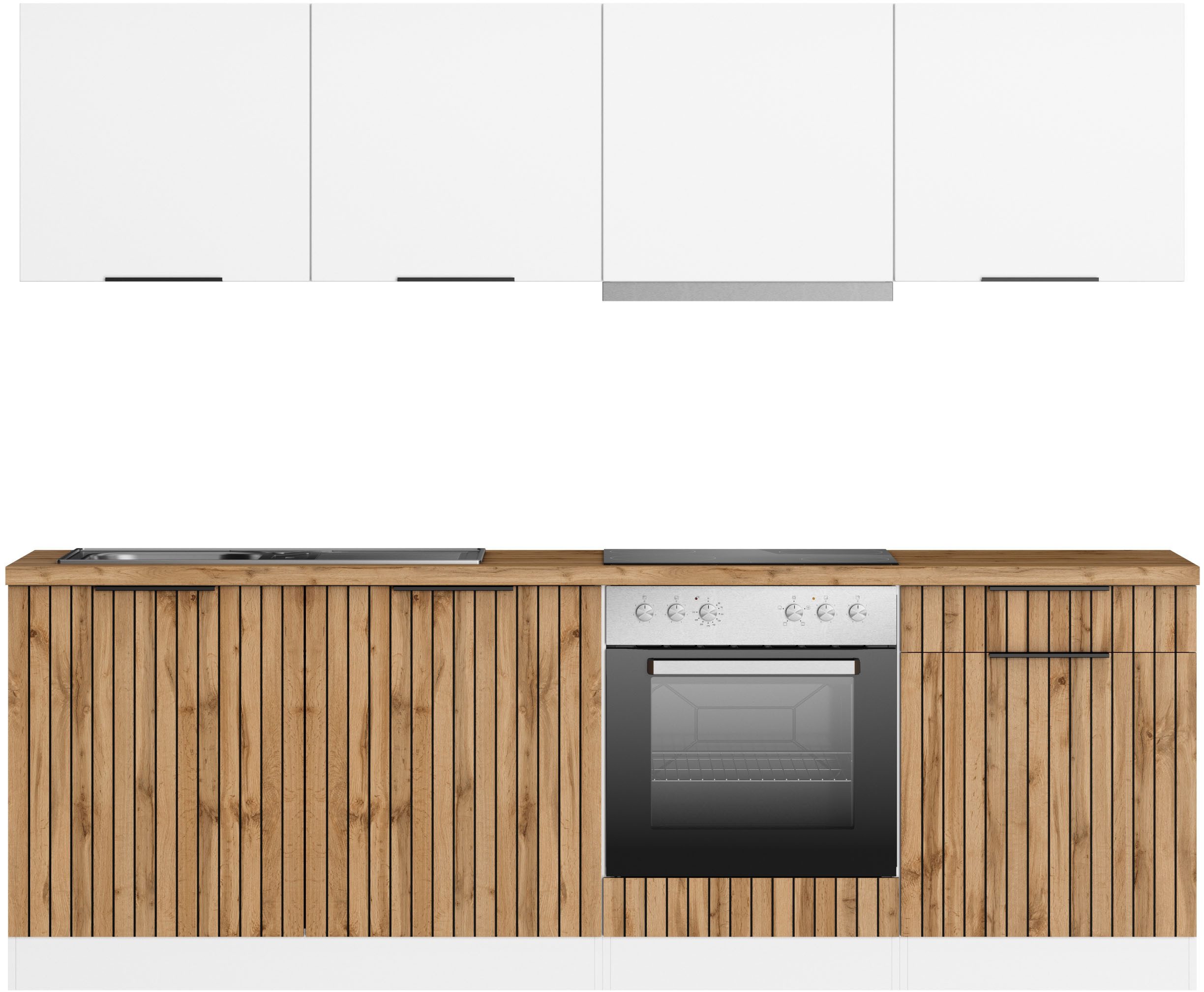 KOCHSTATION Küchenzeile KS-Lagos2, Breite 240 cm, günstig online kaufen
