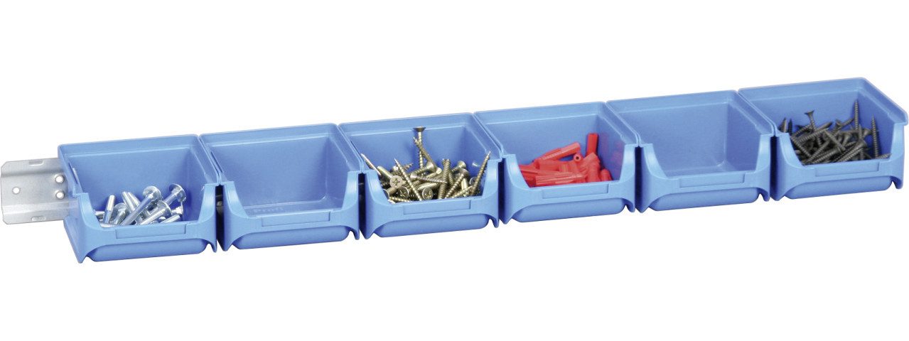 Allit Aufbewahrungsbox Allit Sichtboxen-Set ProfiPlus Set 1/7 blau mit