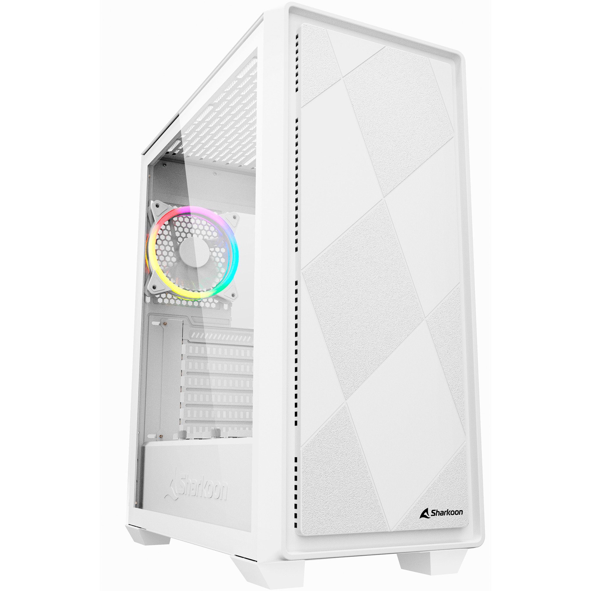 Sharkoon PC-Gehäuse Sharkoon VS8 RGB, Tower-Gehäuse, (Tempered