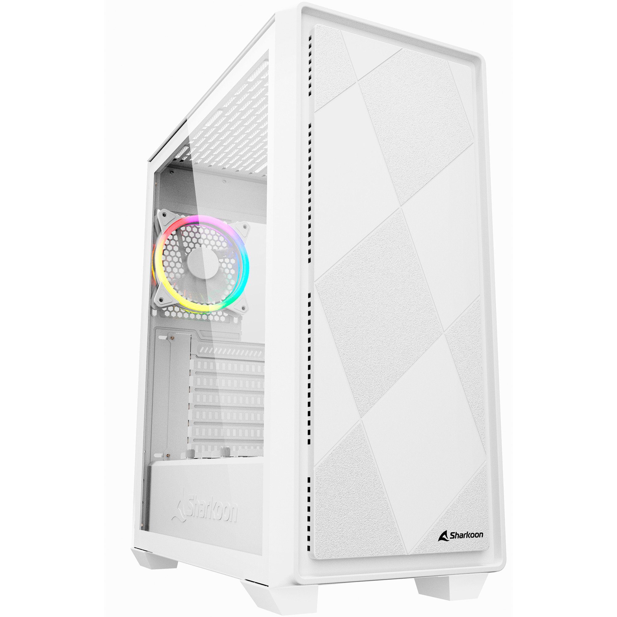 Sharkoon PC-Gehäuse VS8 RGB, Tempered Glass