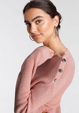 Tamaris Strickpullover mit Knopfdetail