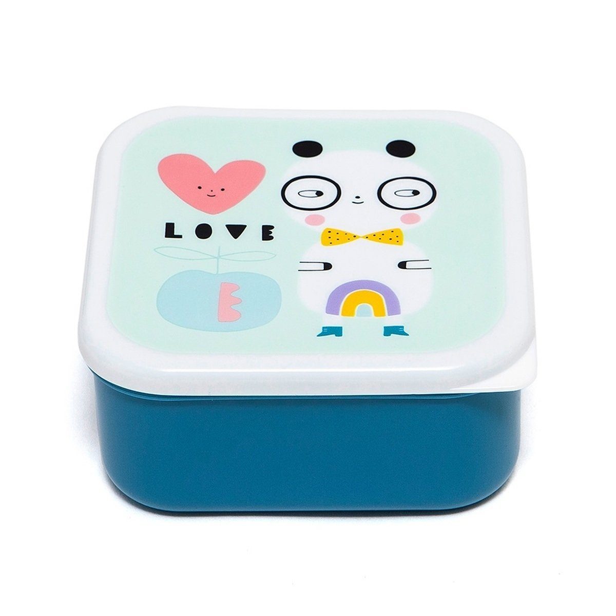 Petit Monkey Lunchbox Brotdosen Set 3 Stück in unterschiedlichen Größen mit Motiven