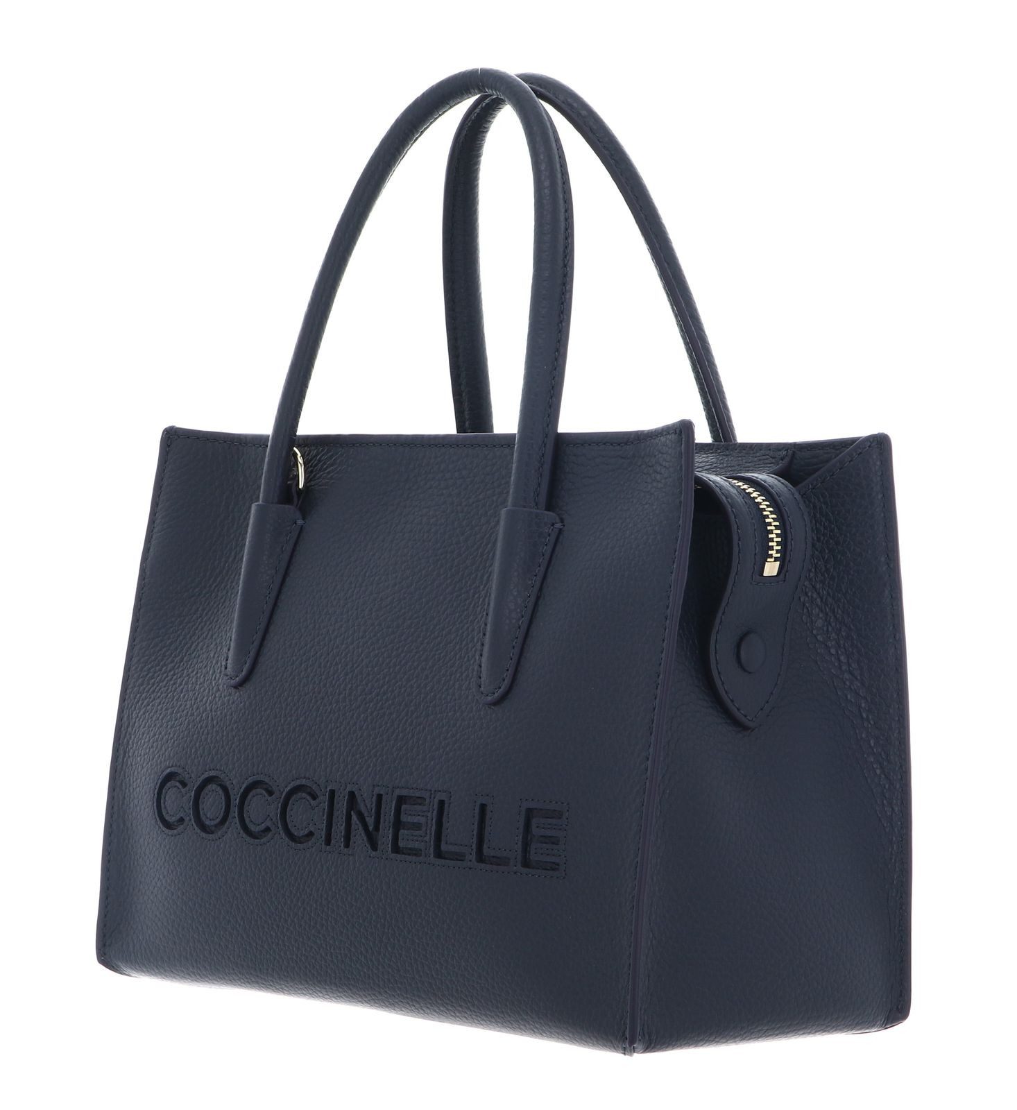COCCINELLE Handtasche Handbag Grained Leather, aus echtem Rindsleder