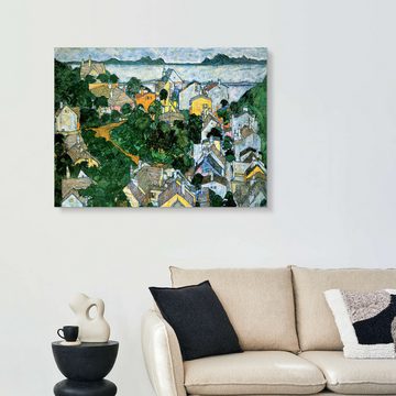 Posterlounge Forex-Bild Egon Schiele, Sommerlandschaft, Wohnzimmer Malerei