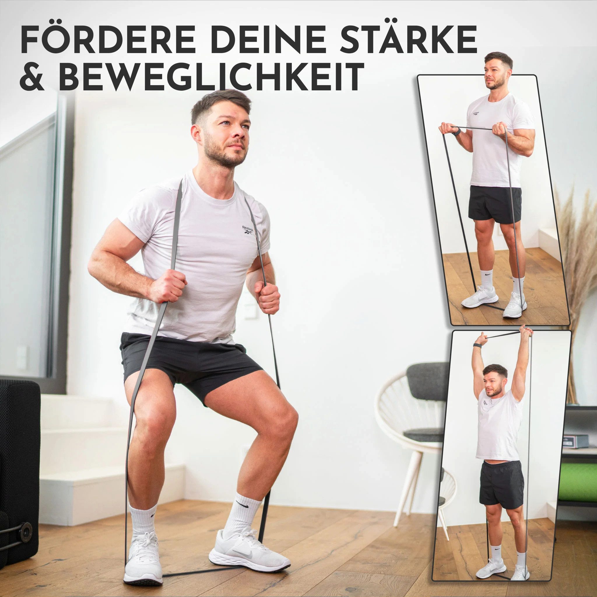 NEOLYMP Trainingsstation Calisthenics Set – Profi Calisthenics Equipment für Zuhause – Home Gym, (Komplettset unseres Calisthenics Bundle - Ideal fürs Home Gym), Komplettes Calisthenics-Setup - Eigengewichtstraining - Platzsparend