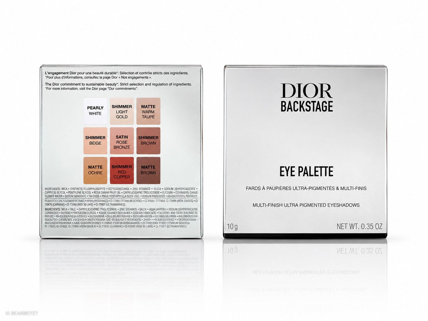 Dior Lidschatten-Palette Backstage Eye Palette 001 Nude Essentials 10g Lidschatten Palette Neu