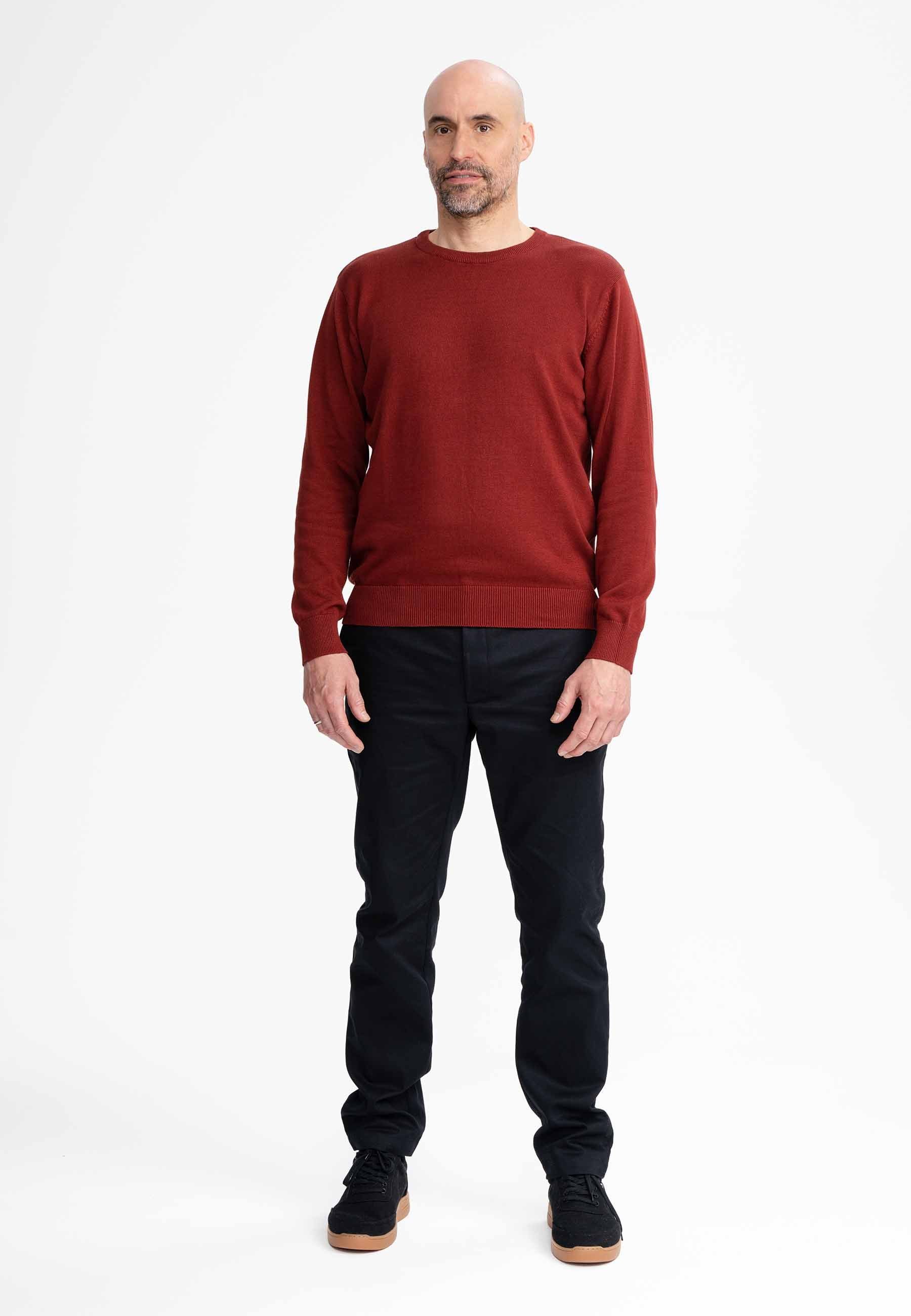 MELA Strickpullover Feinstrick Pullover Style HIMAL Rippbündchen