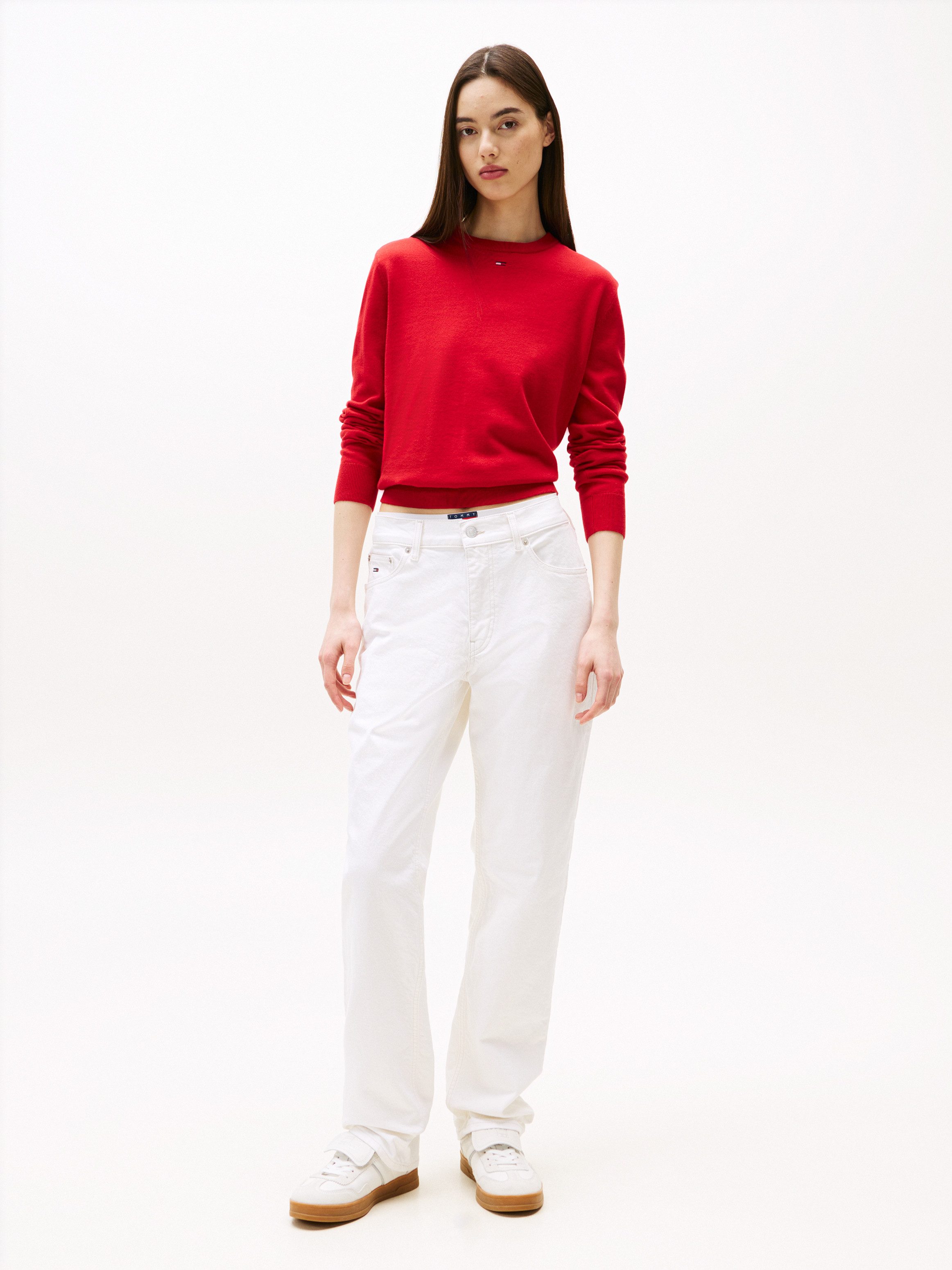 Tommy Jeans Strickpullover TJW ESSENTIAL CREW SWEATER EXT günstig online kaufen