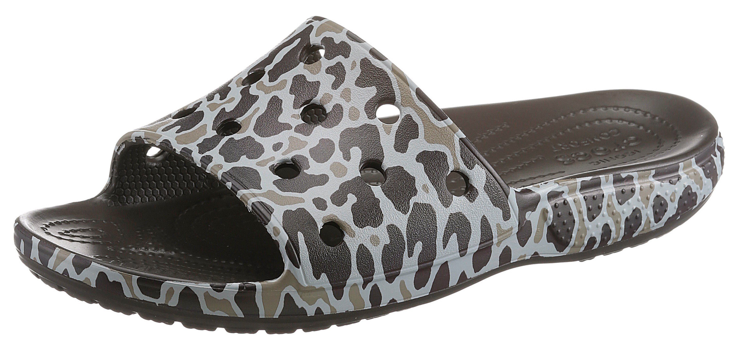 Print Classic Animal Slide Badepantolette Crocs