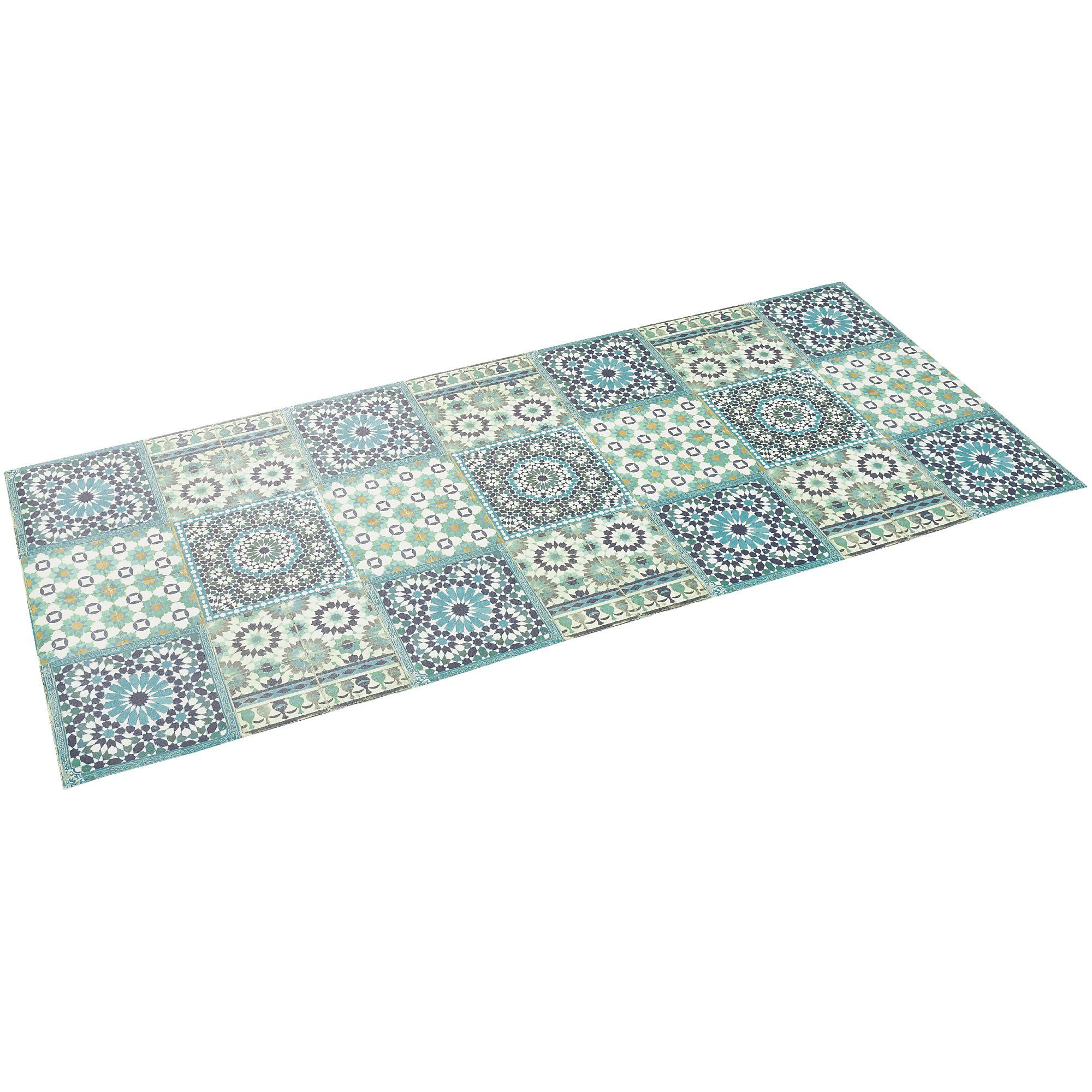 Evora Teppich Vinyl Pergamon, Küchenläufer Rechteckig, Küchenläufer 5 Höhe: Mosaik, mm