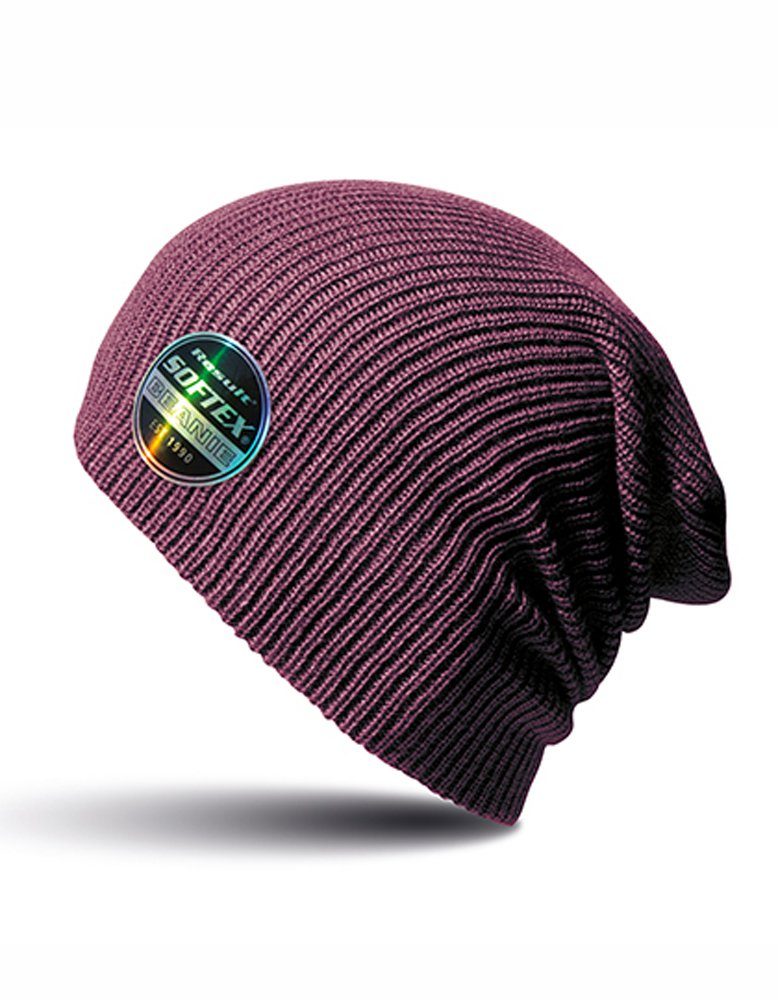 Goodman Design Beanie Herbst Winter Mütze Long (länger geschnitten) Doppellagig, Sehr weich, sehr leicht Burgundy