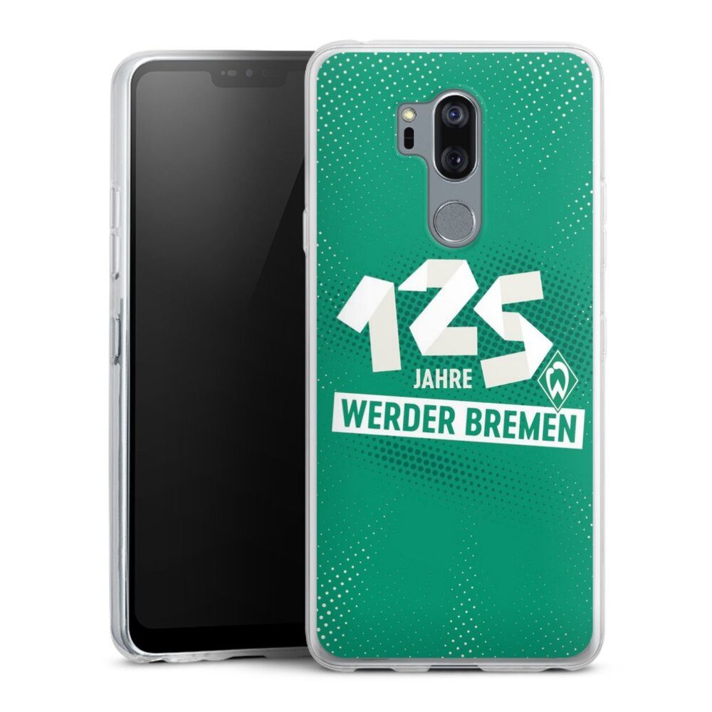 DeinDesign Handyhülle 125 Jahre Werder Bremen Offizielles Lizenzprodukt, LG G7 ThinQ Slim Case Silikon Hülle Ultra Dünn Schutzhülle